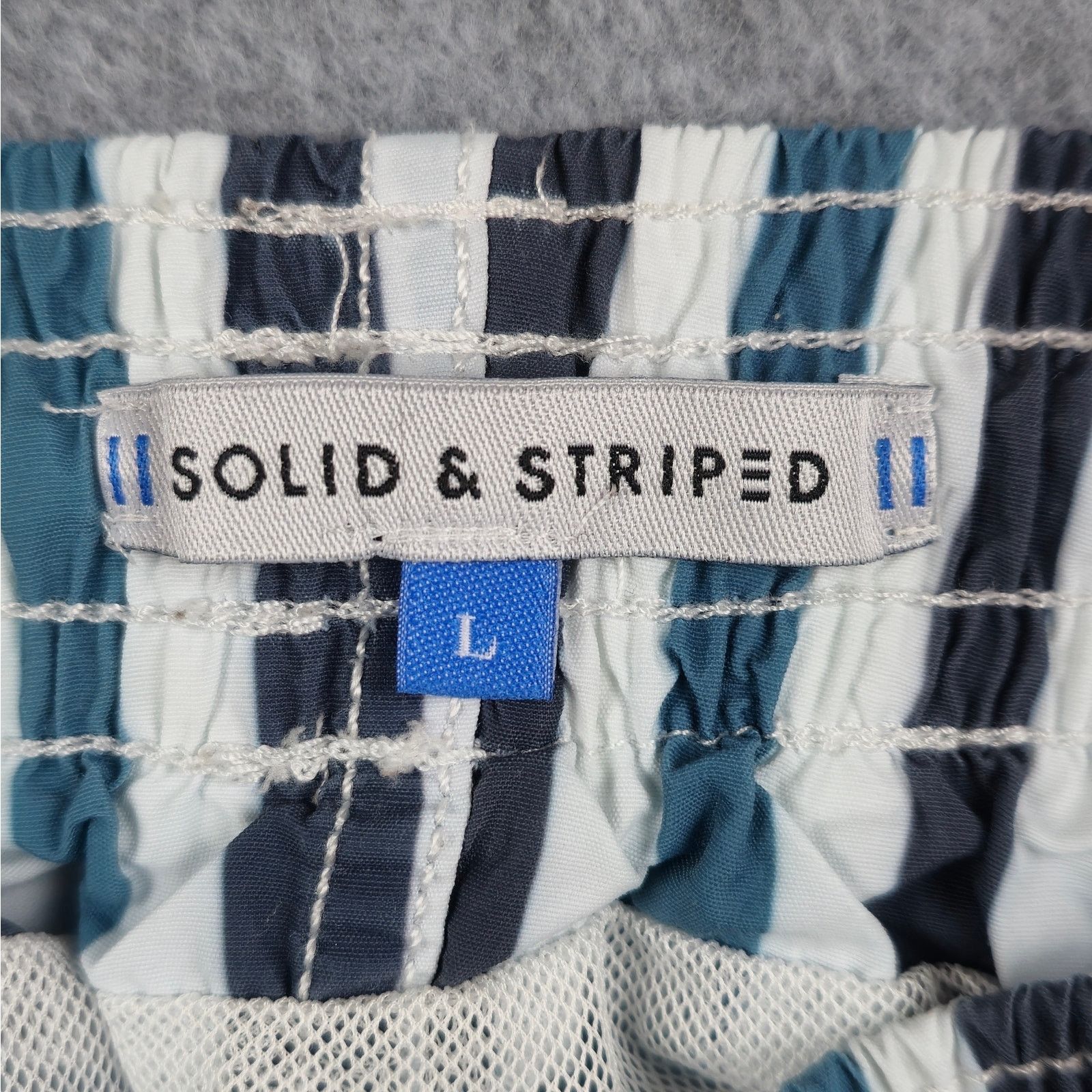 Solid & Striped Solid & Striped Large The Classic Swim Shorts Blue Stripe Size US 30 / EU 46 - 5 Thumbnail