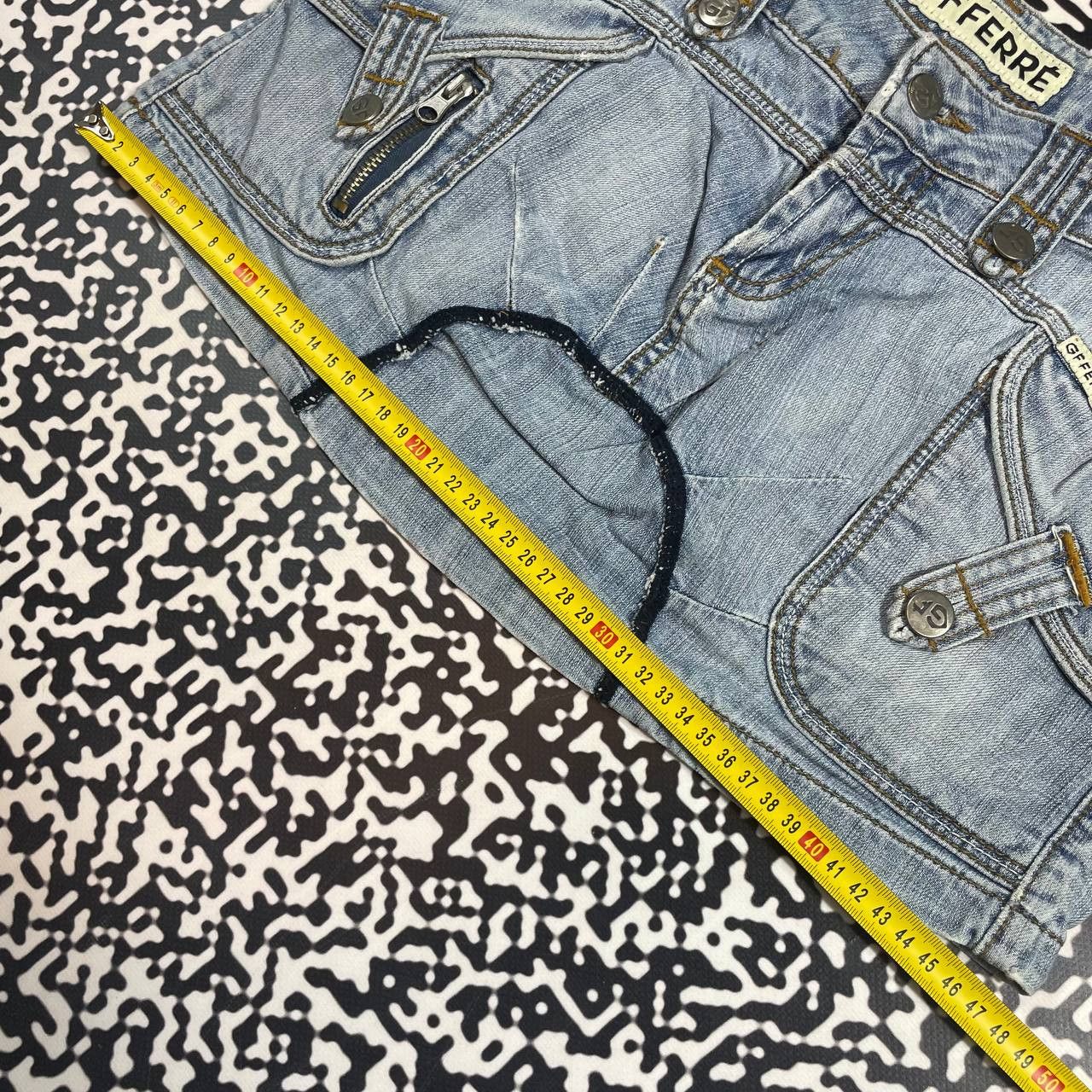 GF Ferre Vintage 90s GF Ferre Japanese Retro Mini Skirt Y2K Style Size 28" / US 6 / IT 42 - 15 Thumbnail
