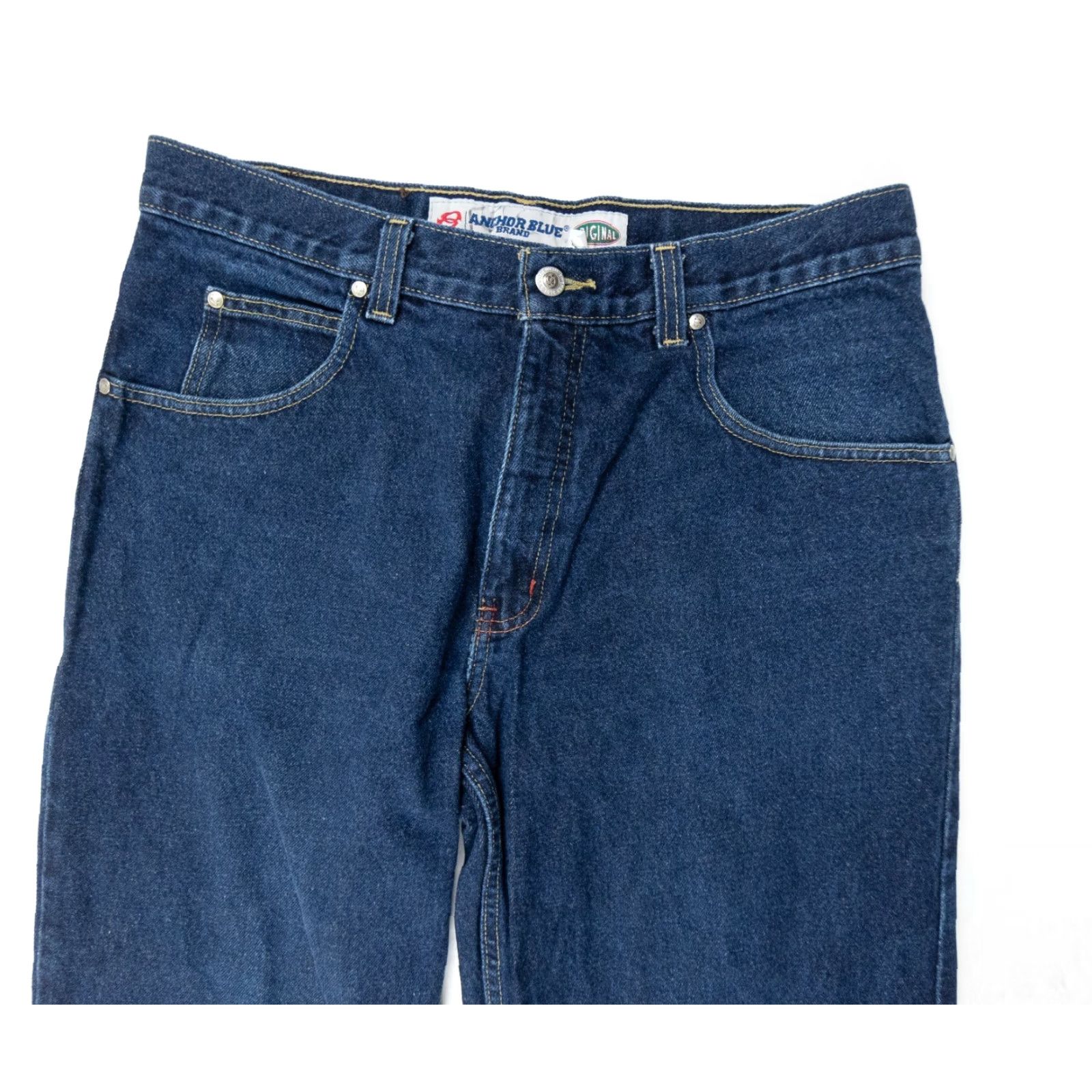 Anchor Blue VINTAGE Anchor Blue Jeans 33x29 Blue Denim Regular Fit Y2K Skater Mens Size US 33 - 2 Thumbnail