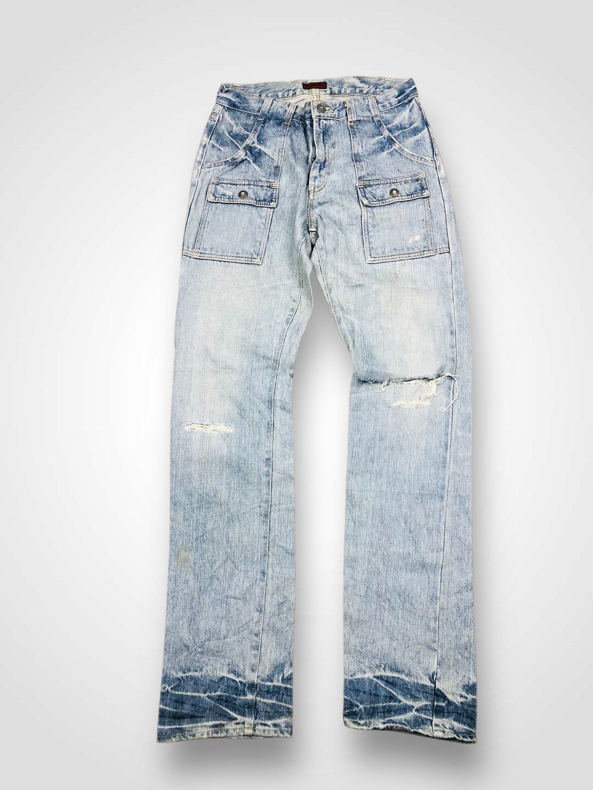 Johnbull JohnBull Distress Jeans (35) Size US 29 - 1 Thumbnail