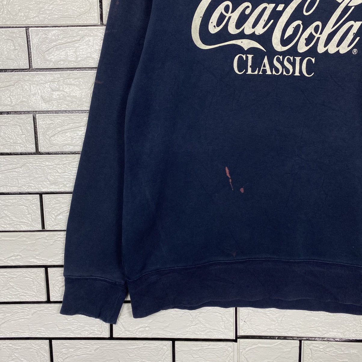 Japanese Brand Vintage Sweatshirt Coca Cola Big Logo Size US L / EU 52-54 / 3 - 5 Thumbnail