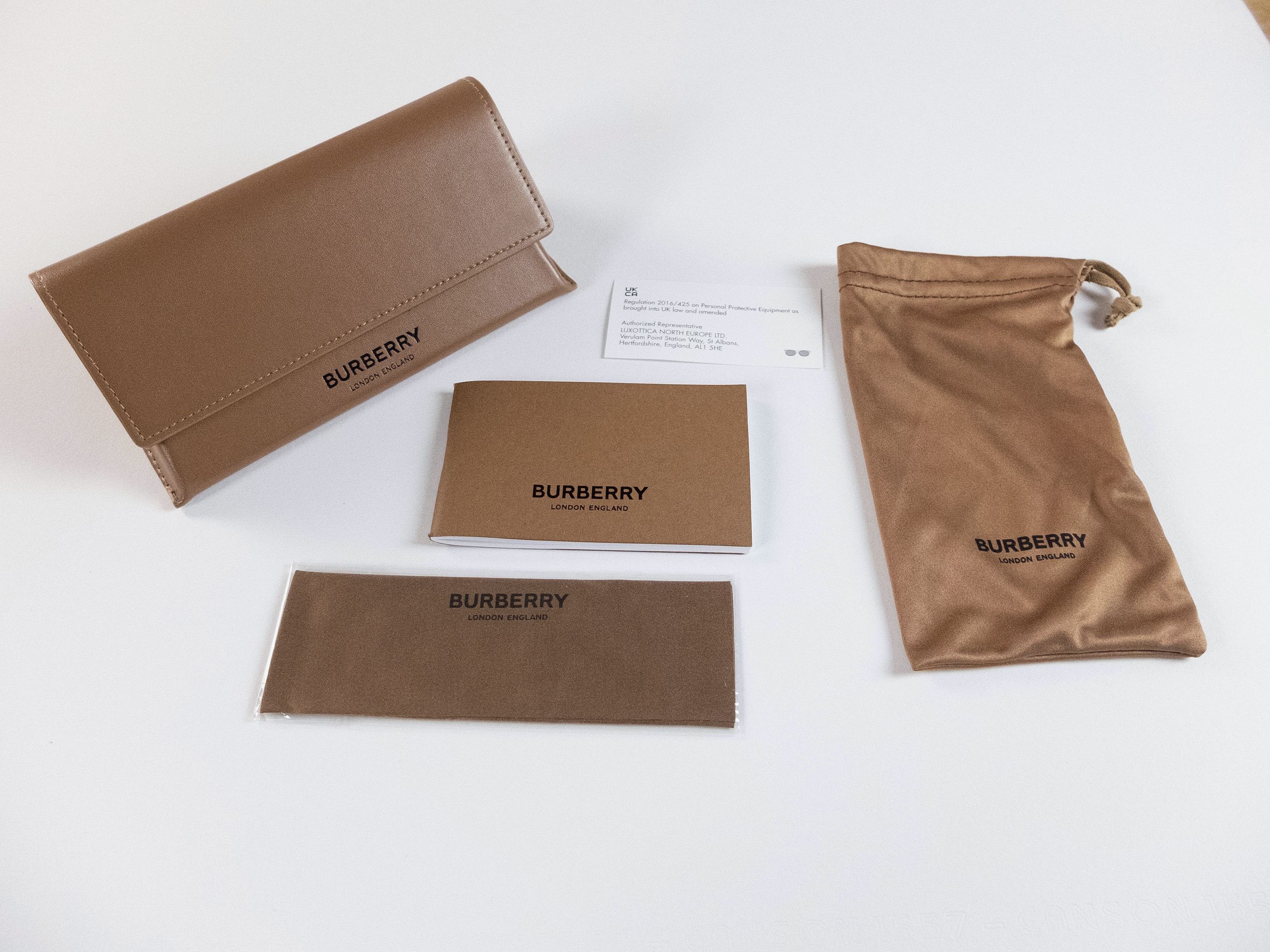 Burberry BURBERRY olive green acetate oval sunglasses Size ONE SIZE - 13 Thumbnail