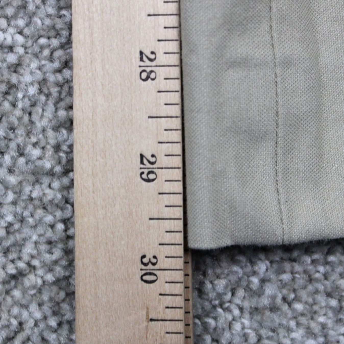 Theory Vintage Theory Chino Pants Mens 32 Flat Front Straight Leg 30" Inseam Beige Cotton Nylon Lycra Regular Size 32 Mens Pants Size US 32 / EU 48 - 4 Thumbnail
