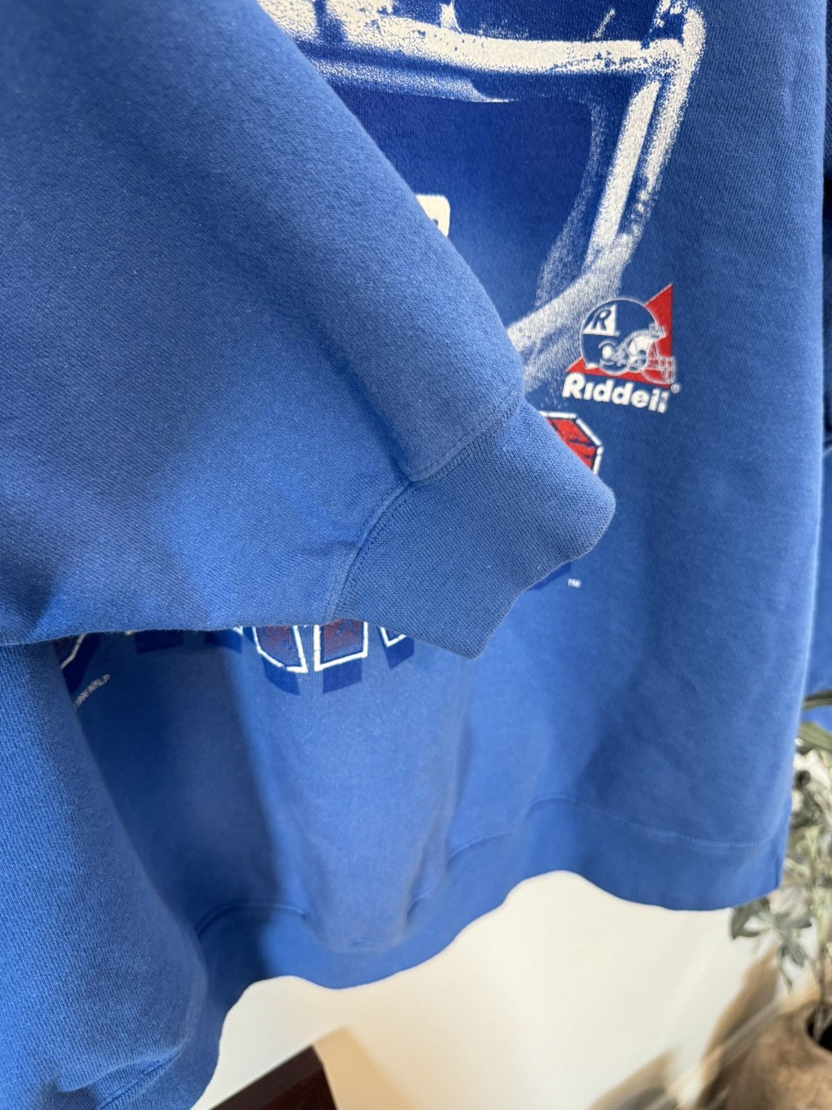 Riddell × Vintage VTG Riddell New York Giants NFL Crewneck Sweatshirt Size US XL / EU 56 / 4 - 3 Thumbnail