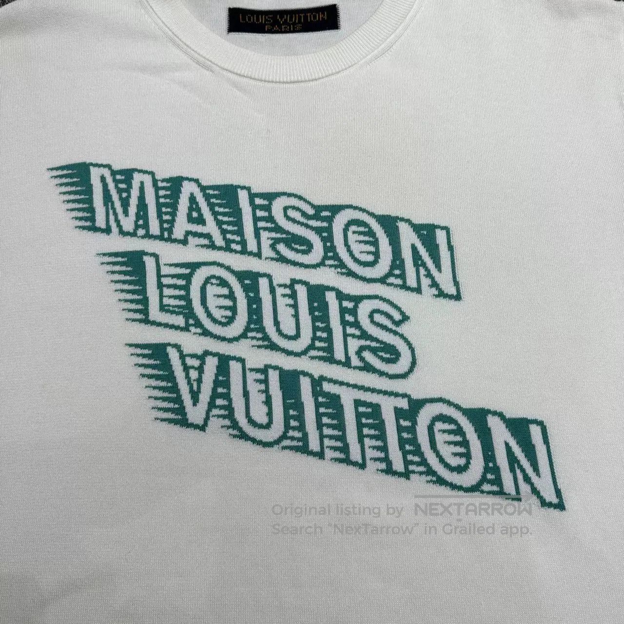 Louis Vuitton Louis Vuitton LV Slogan Jacquard Knit Tee. Size US L / EU 52-54 / 3 - 2 Thumbnail