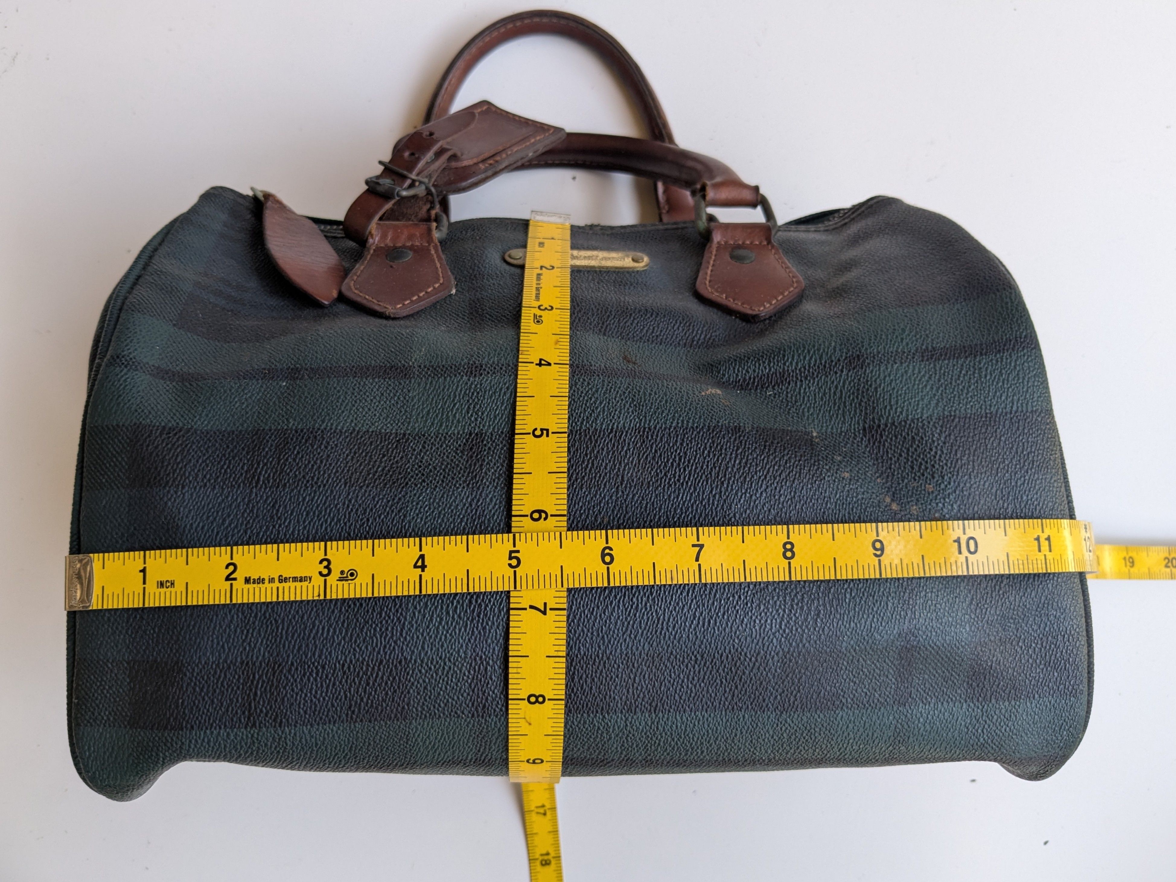 Vintage Polo Ralph Lauren Blackwatch Plaid Speedy Boston bag