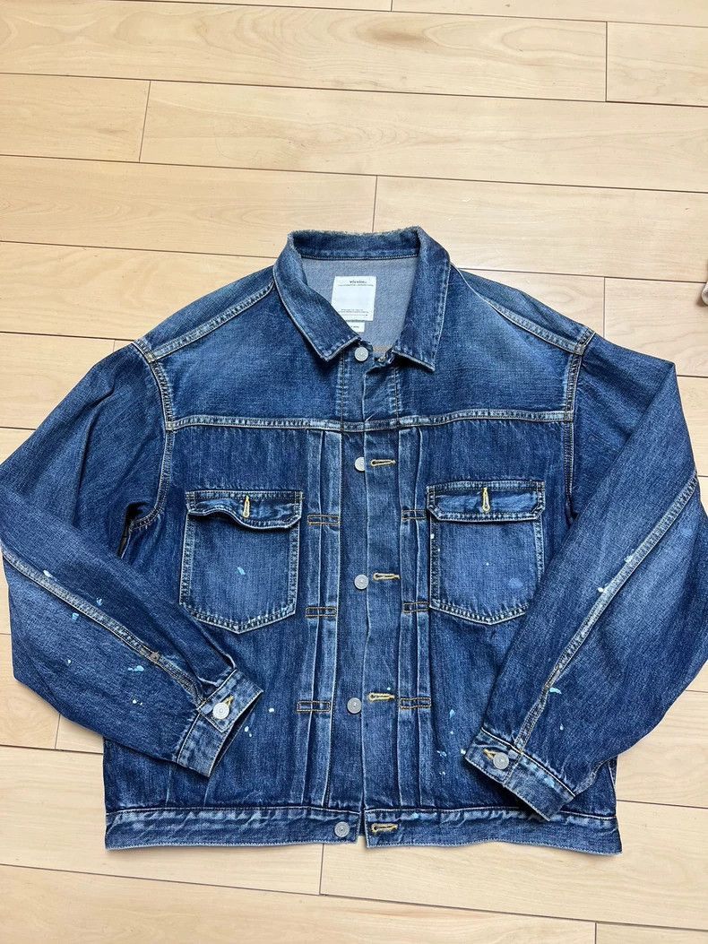 Visvim VisvimVISVIM 101XX DMGD-1010 Denim Jacket-2504 Size US M / EU 48-50 / 2 - 2 Thumbnail