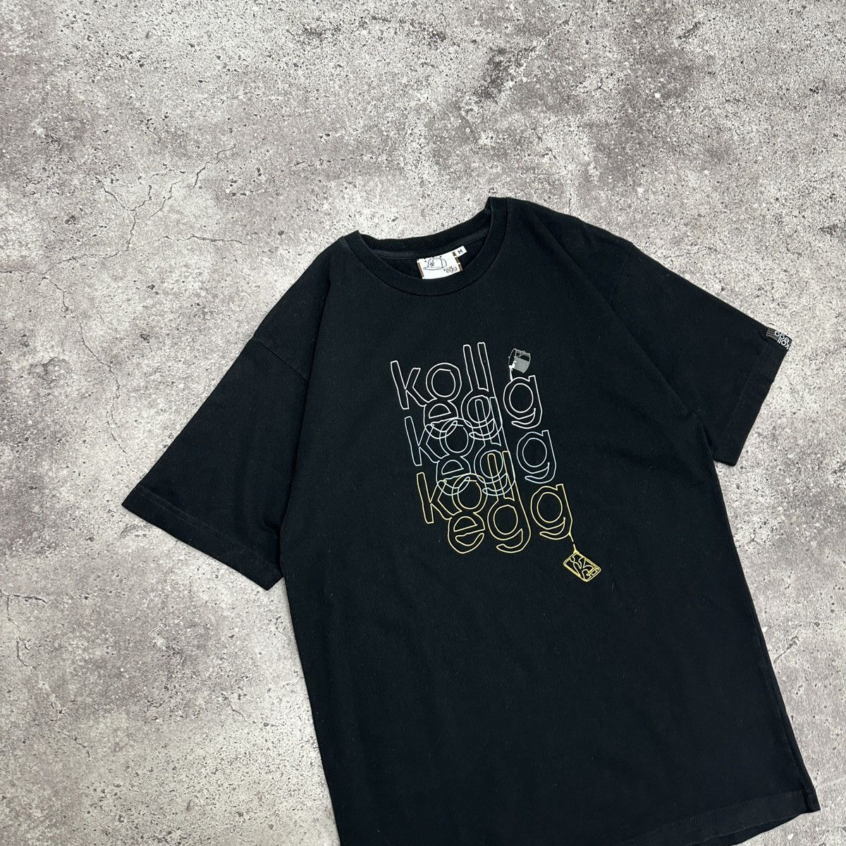 Vintage Vintage 00s Koll Egg Paint tee streetwear y2k heavyweight Size US M / EU 48-50 / 2 - 3 Thumbnail