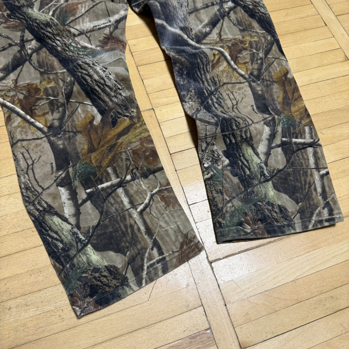 Wrangler 📌 Vintage Wrangler Realtree Camo Y2K Baggy Jeans Rare Size 38" / US 16 / IT 52 - 3 Thumbnail