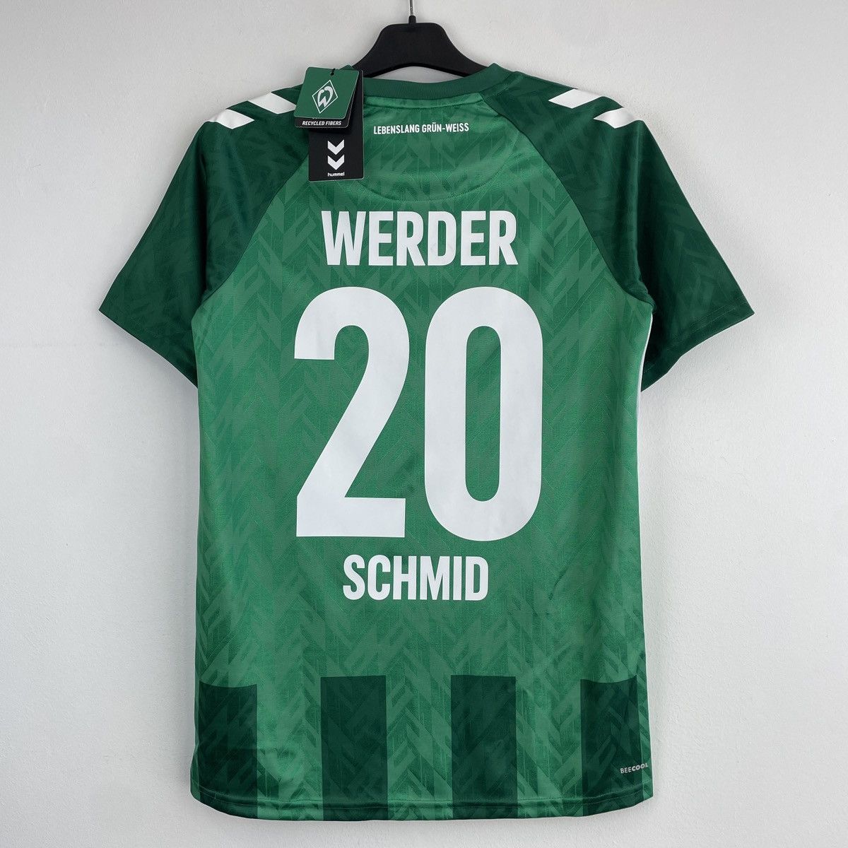 Hummel Werder Bremen Schmid Home Jersey Shirt 2024/2025 size XS-S Size US S / EU 44-46 / 1 - 1 Thumbnail