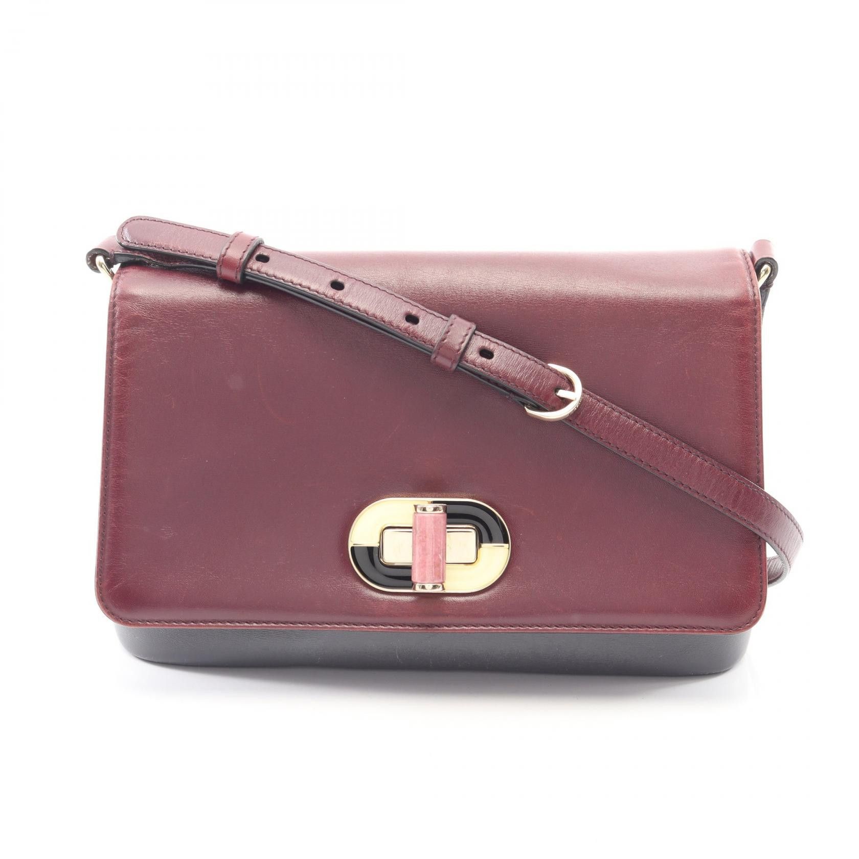 Bvlgari Bvlgari Bvlgari Leather Shoulder Bag Leather Shoulder Bag DUTY FREE for USA Size ONE SIZE - 1 Thumbnail