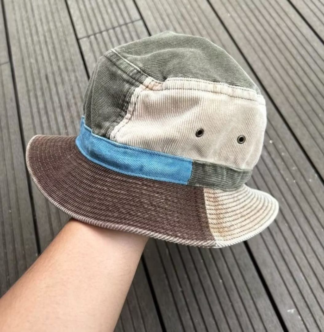 Kapital Kapital Colorblock Patchwork Bucket hats Size ONE SIZE - 8 Thumbnail