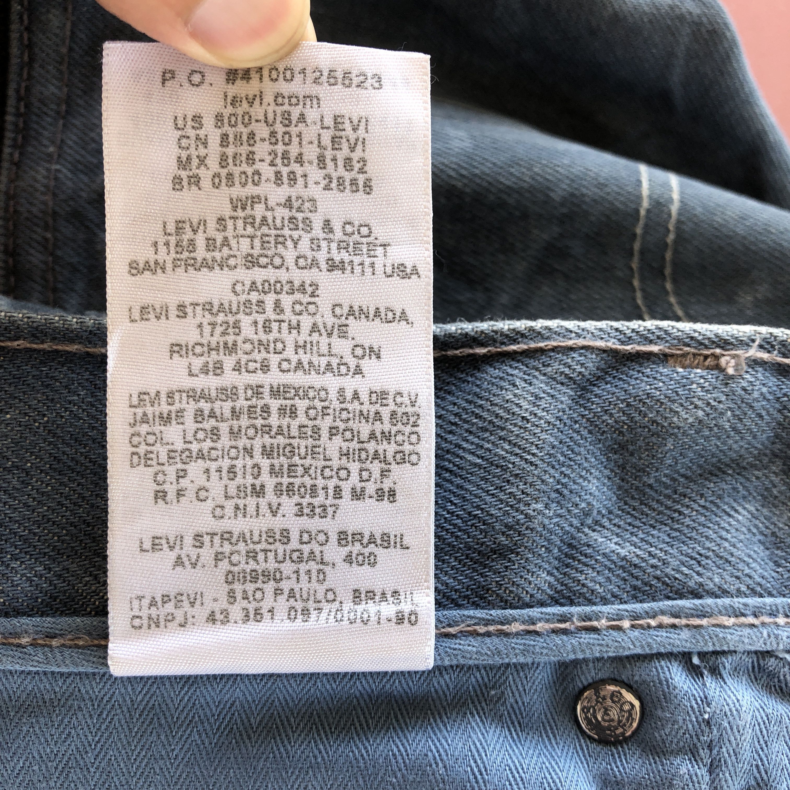 Levi's Vintage Levis Jeans Lightning Wrinkle Levis 569 Denim Pants Size US 40 / EU 56 - 7 Thumbnail