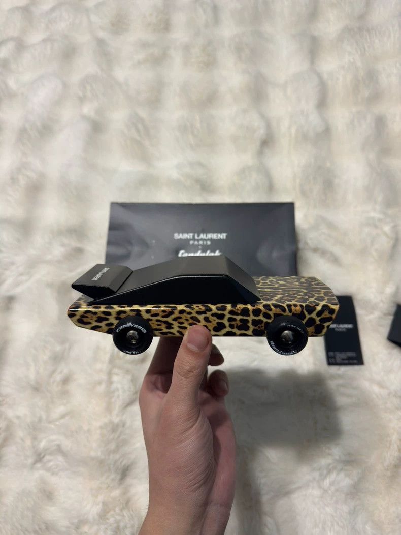 Saint Laurent Paris saint laurent parisLeopard print solid wood car model 2503- Size ONE SIZE - 2 Thumbnail