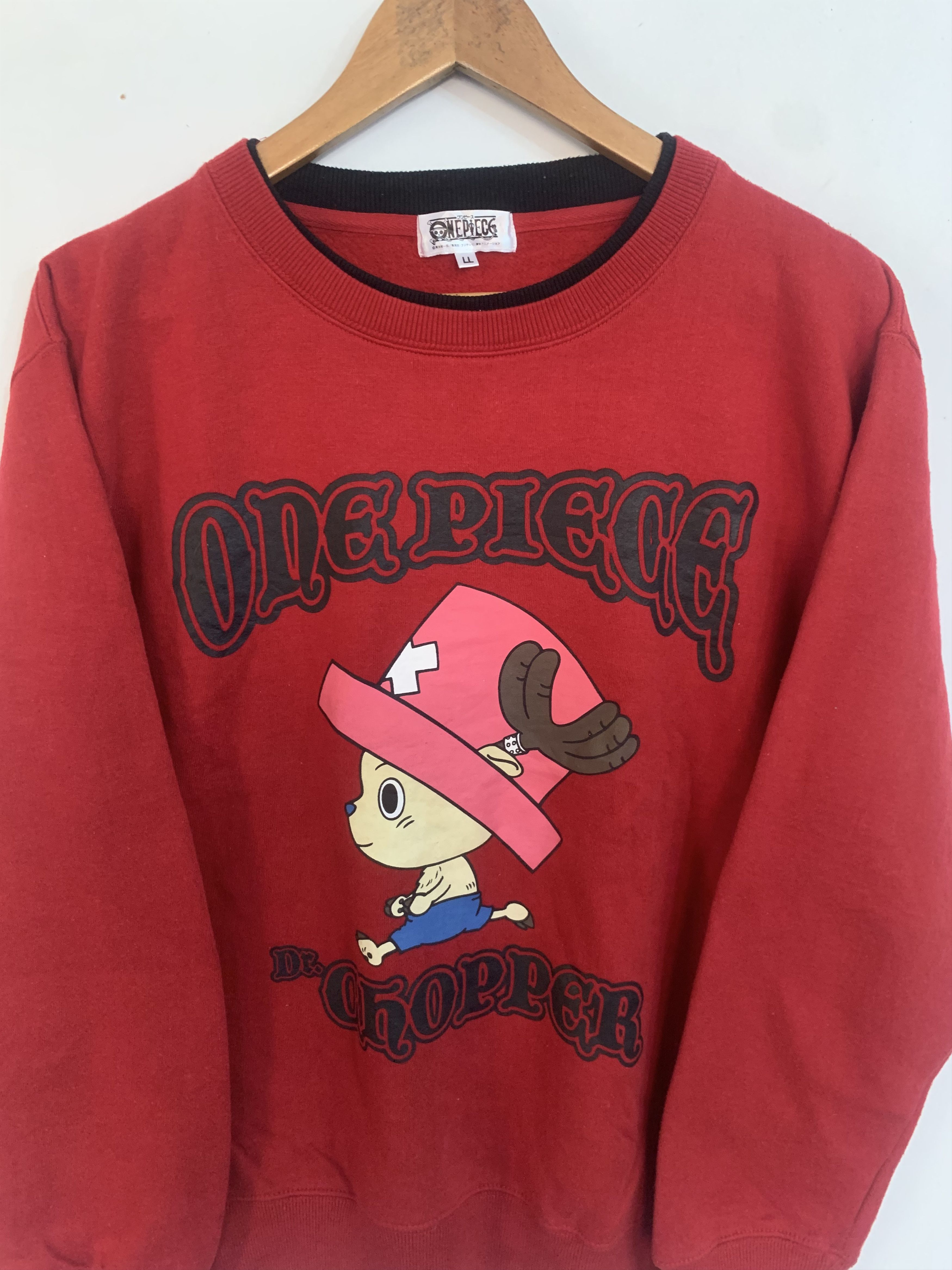 One Piece Vintage One Piece Sweatshirt Japanese Anime Rare Size US M / EU 48-50 / 2 - 3 Thumbnail