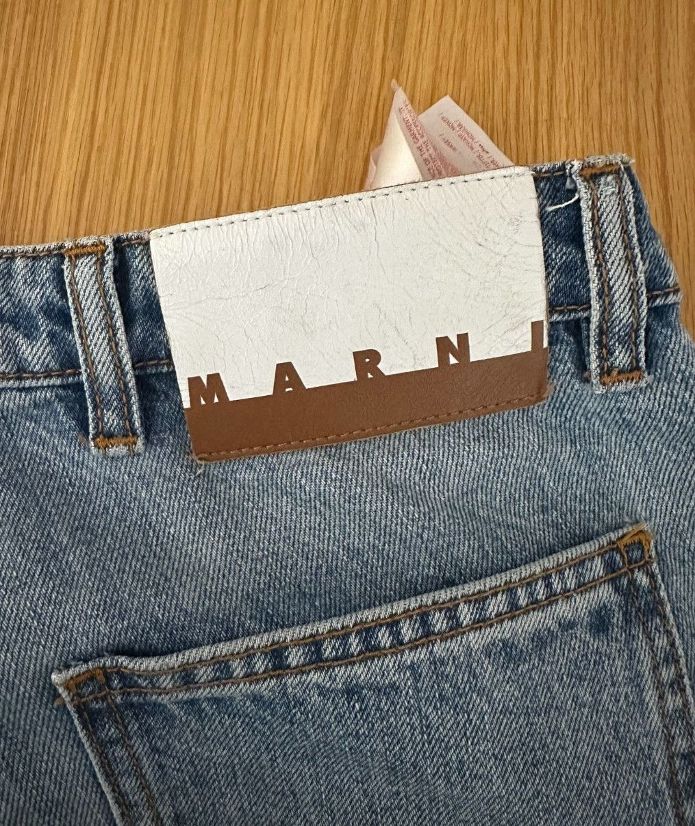 Marni Marni 22AW Mohair Patches Denim-2507 Size 38" / US 16 / IT 52 - 9 Thumbnail