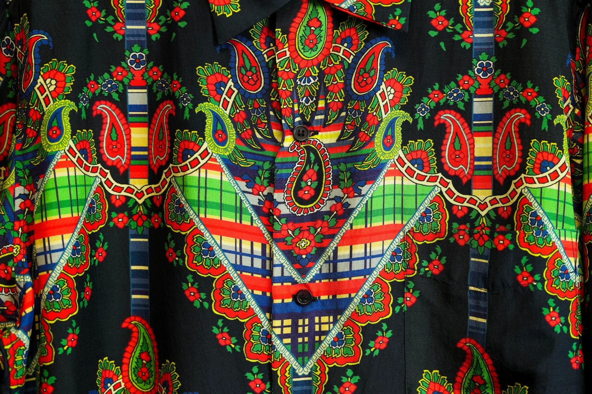 Yohji Yamamoto Yohji Yamamoto Y's for men 04SS Floral Church Silk Shirt Size US L / EU 52-54 / 3 - 6 Thumbnail