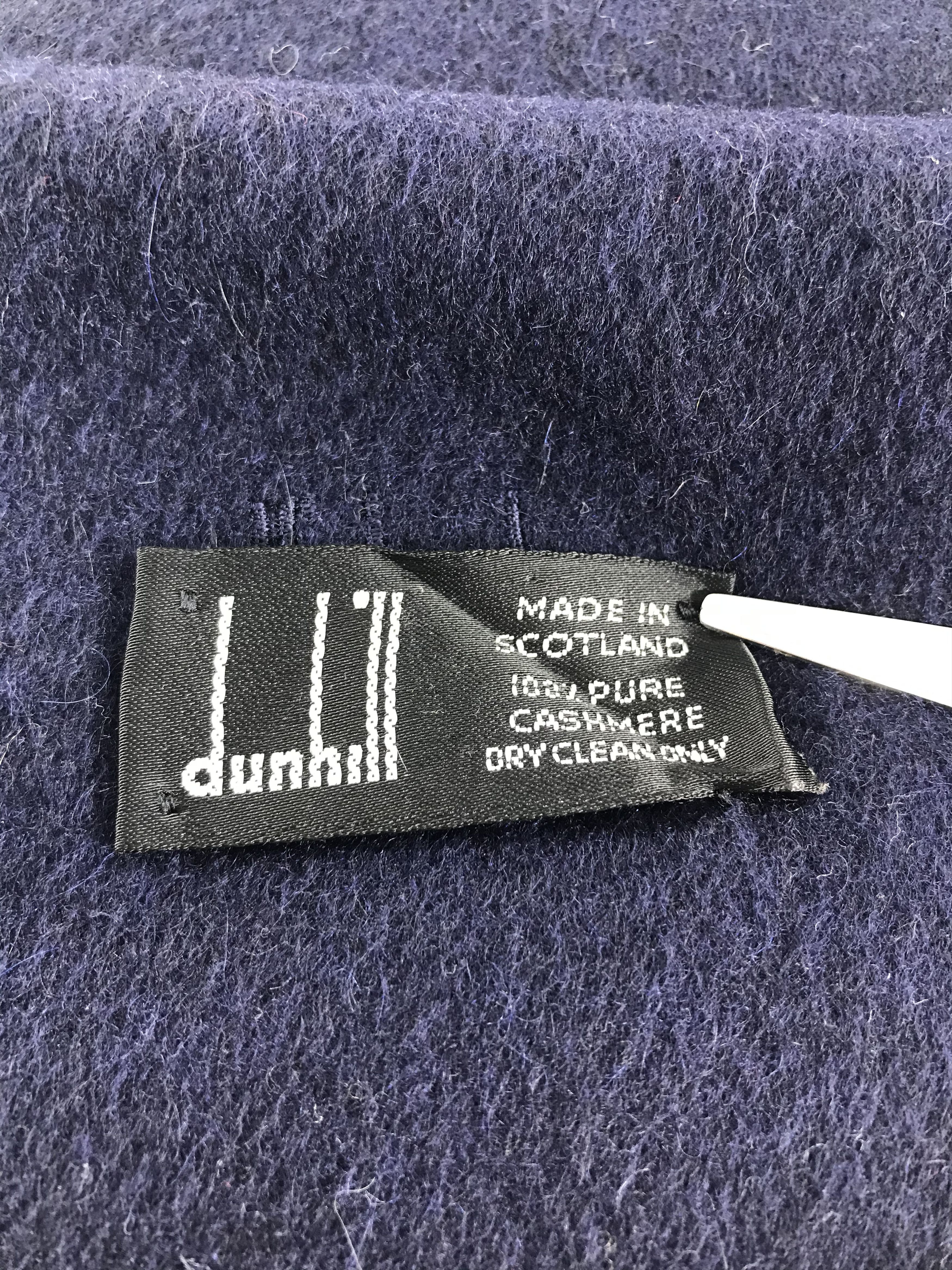 Alfred Dunhill Dunhill Cashmere Scarf Muffler V448 Size ONE SIZE - 5 Thumbnail