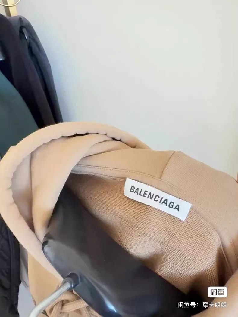 Balenciaga Balenciaga Khaki Hoodie Size US XS / EU 42 / 0 - 3 Thumbnail
