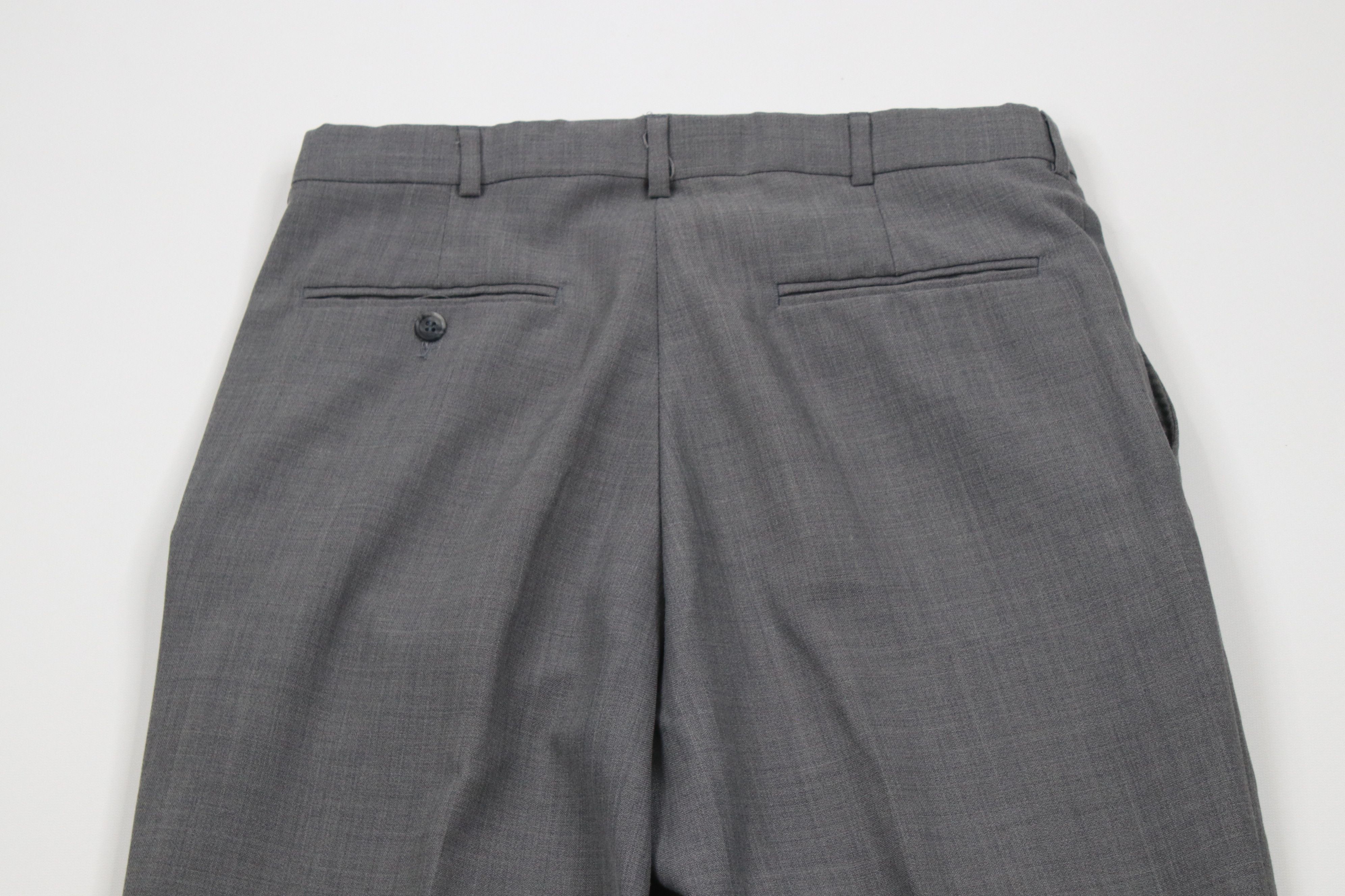 Vintage Vintage 90s Streetwear Flared Wide Leg Chino Pants Gray USA Size US 30 / EU 46 - 10 Thumbnail