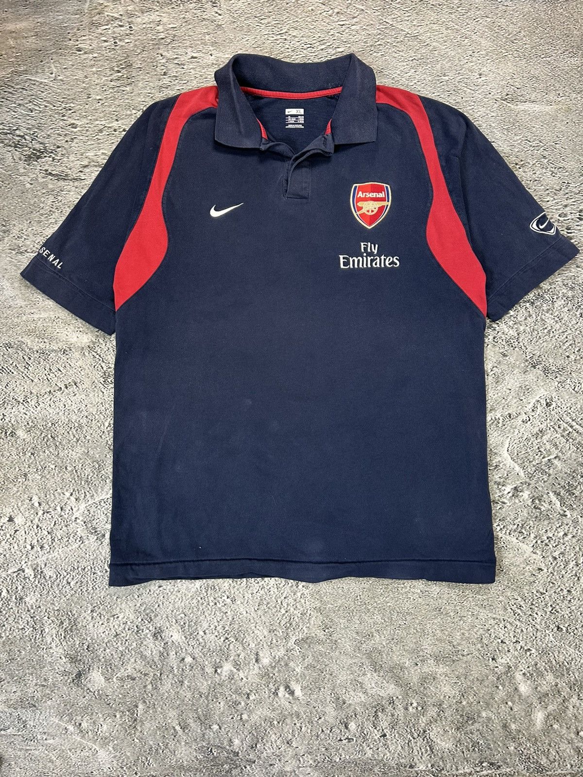 Nike Nike Arsenal vintage Polo Shirt Jersey Y2K Tee Size US XL / EU 56 / 4 - 1 Thumbnail