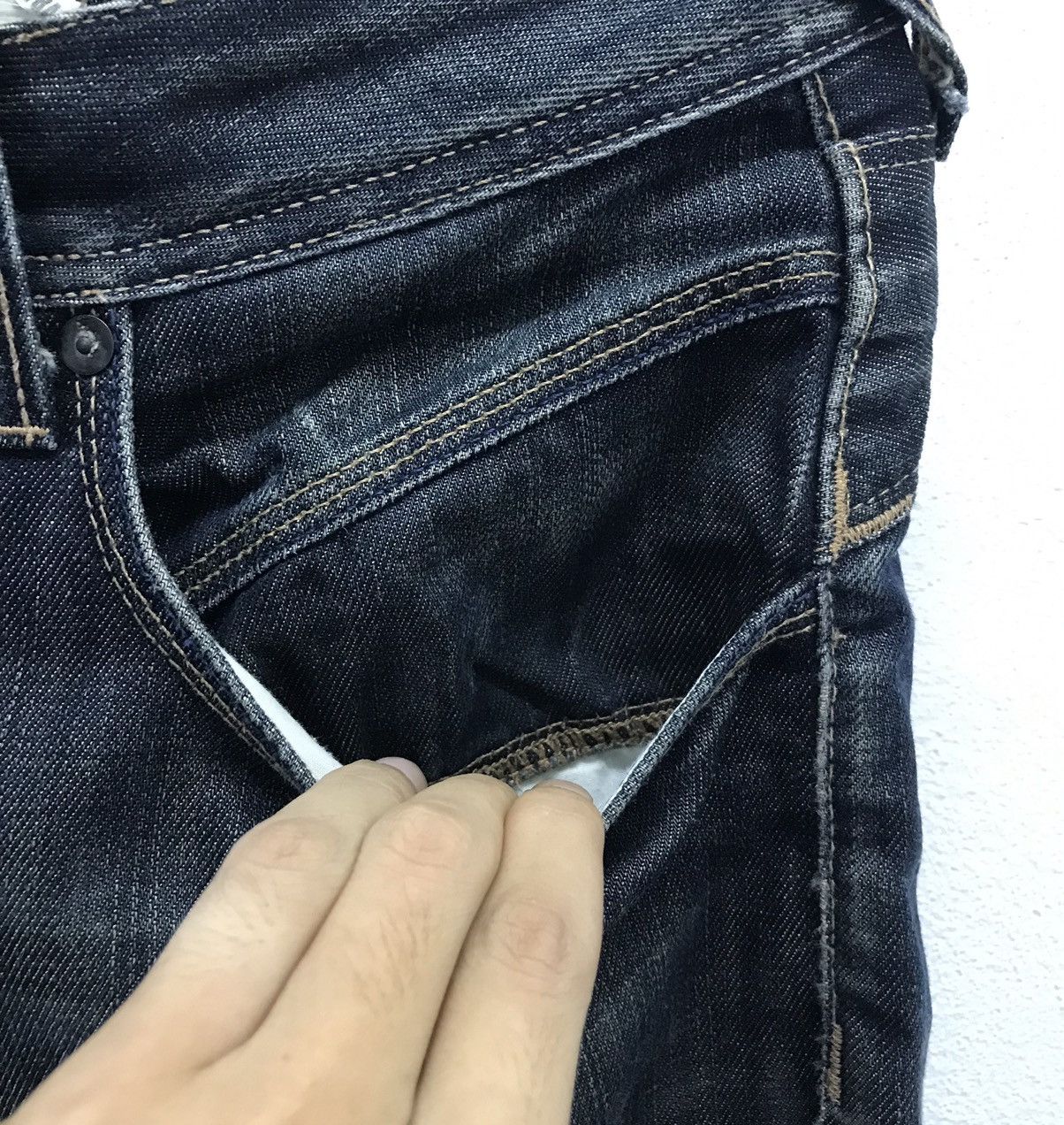 H&M × Vintage H&M FIT Bragg Denim Pants Size US 32 / EU 48 - 8 Thumbnail