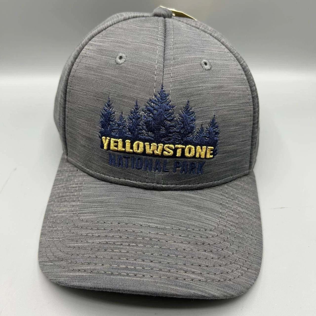 The Game Yellowstone National Park Hat Men S-M Gray Stretch Fitted Size ONE SIZE - 1 Thumbnail