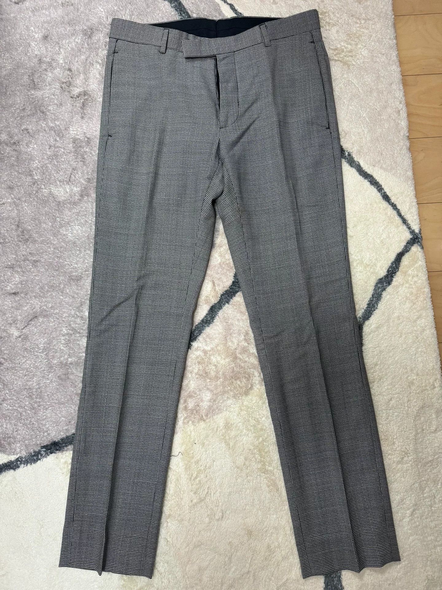 Dior Diorhomme Men's Houndstooth Trousers Size US 30 / EU 46 - 1 Thumbnail