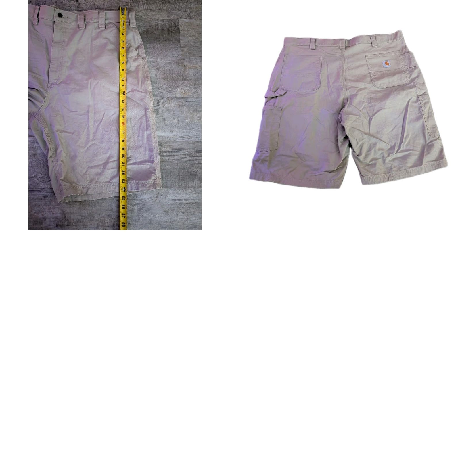 Carhartt Carhartt Shorts Men’s 44 Tan Loose Fit Canvas Utility B147 Tan 11" Inseam Size US 44 / EU 60 - 9 Thumbnail