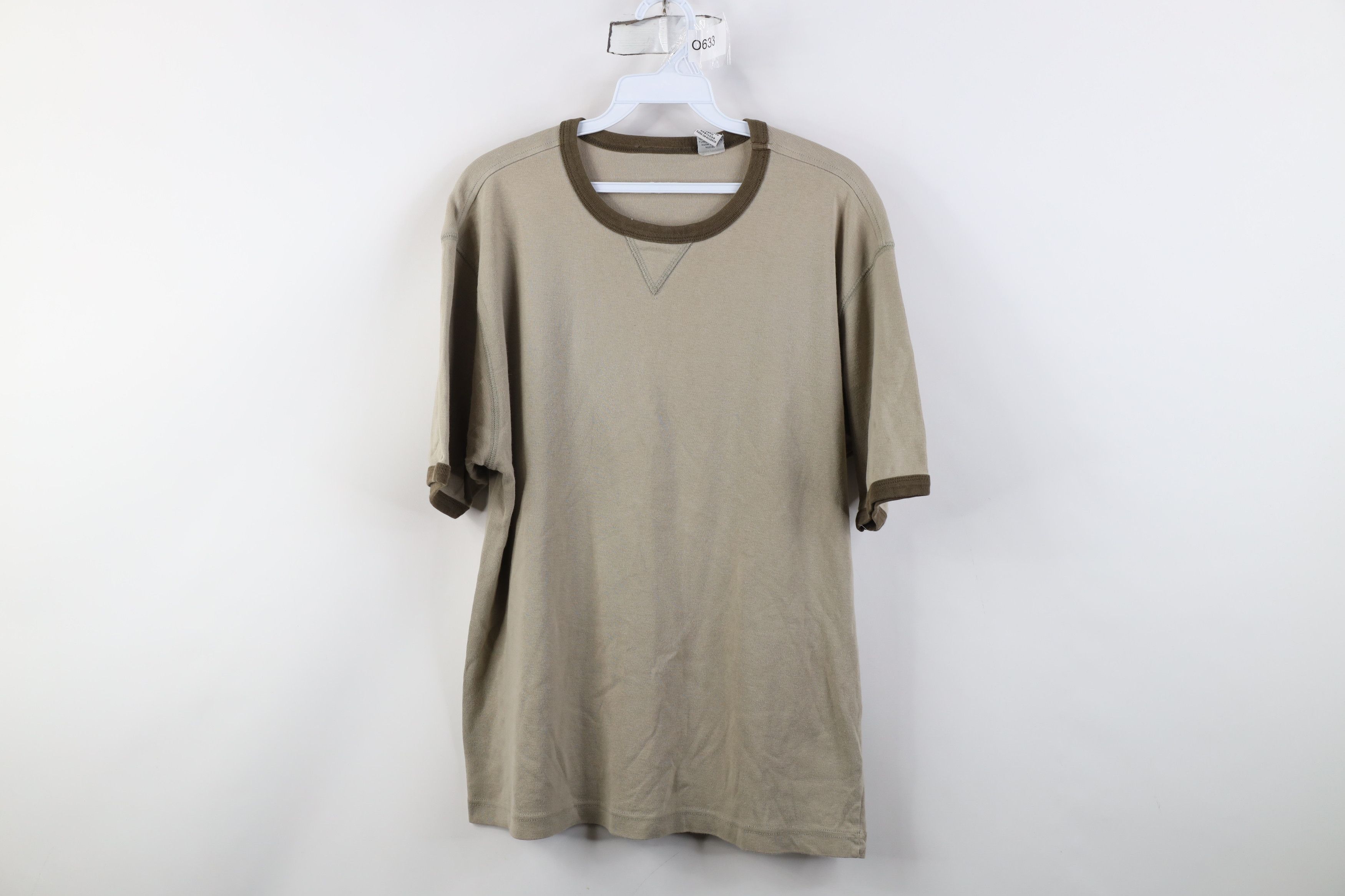 Vintage Vintage 90s Y2K Streetwear Ribbed Knit Ringer T-Shirt USA Size US M / EU 48-50 / 2 - 1 Thumbnail