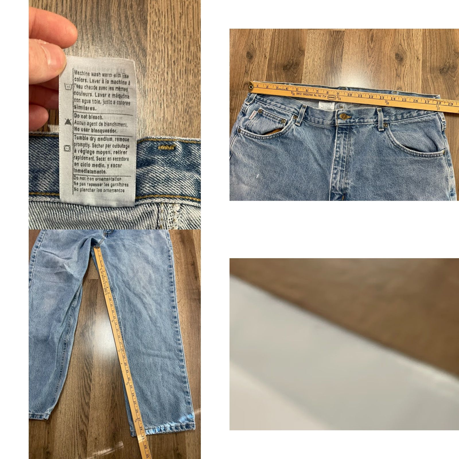 Carhartt Carhartt Jeans, Mens Size 40x30, Blue, Denim, Traditional Fit, Pockets, Straight, Regular Women? Size US 40 / EU 56 - 8 Thumbnail