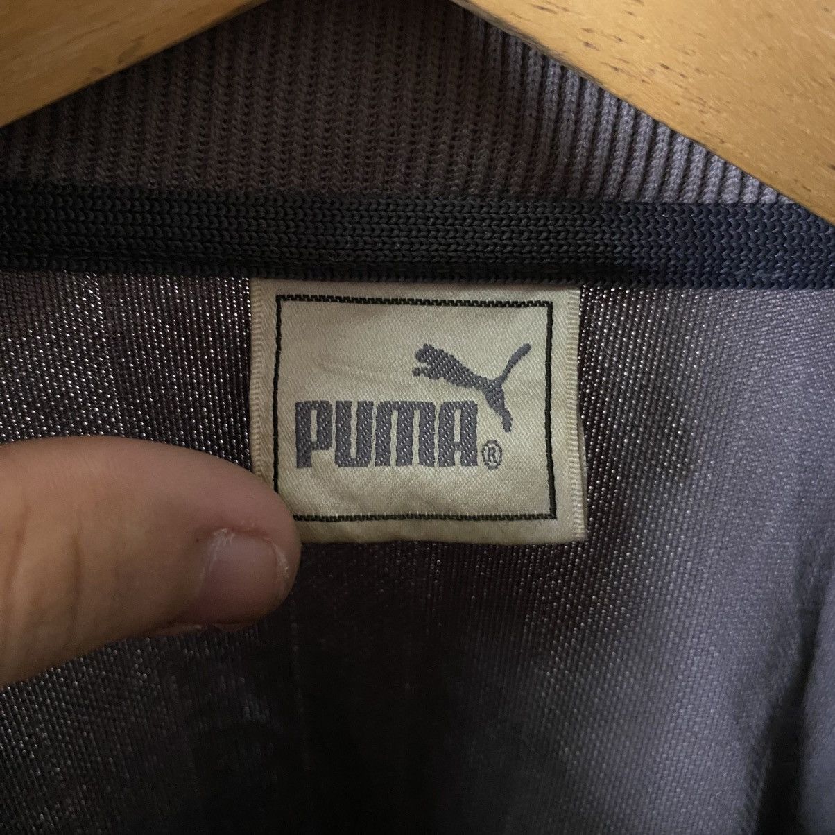 Puma Vintage 1990s Puma Big Logo Drill Tracktop Jacket Size US XL / EU 56 / 4 - 3 Thumbnail