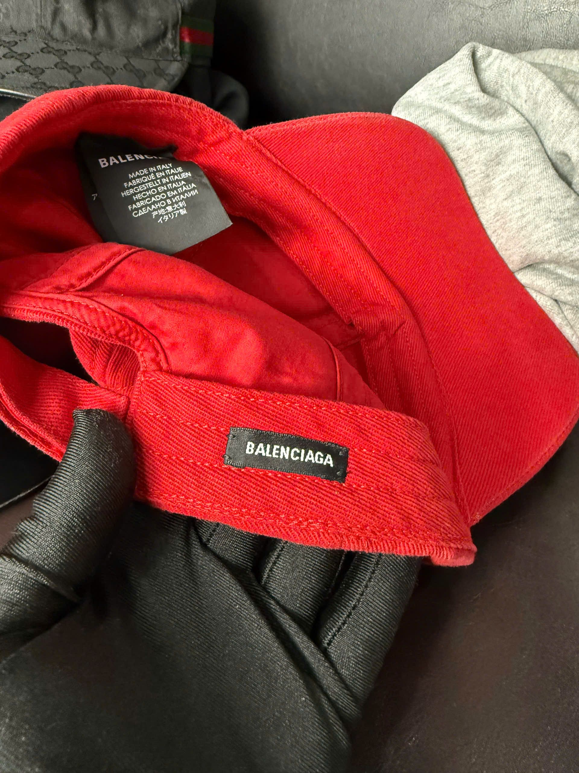 Balenciaga BALEN RED CAP Size ONE SIZE - 2 Thumbnail