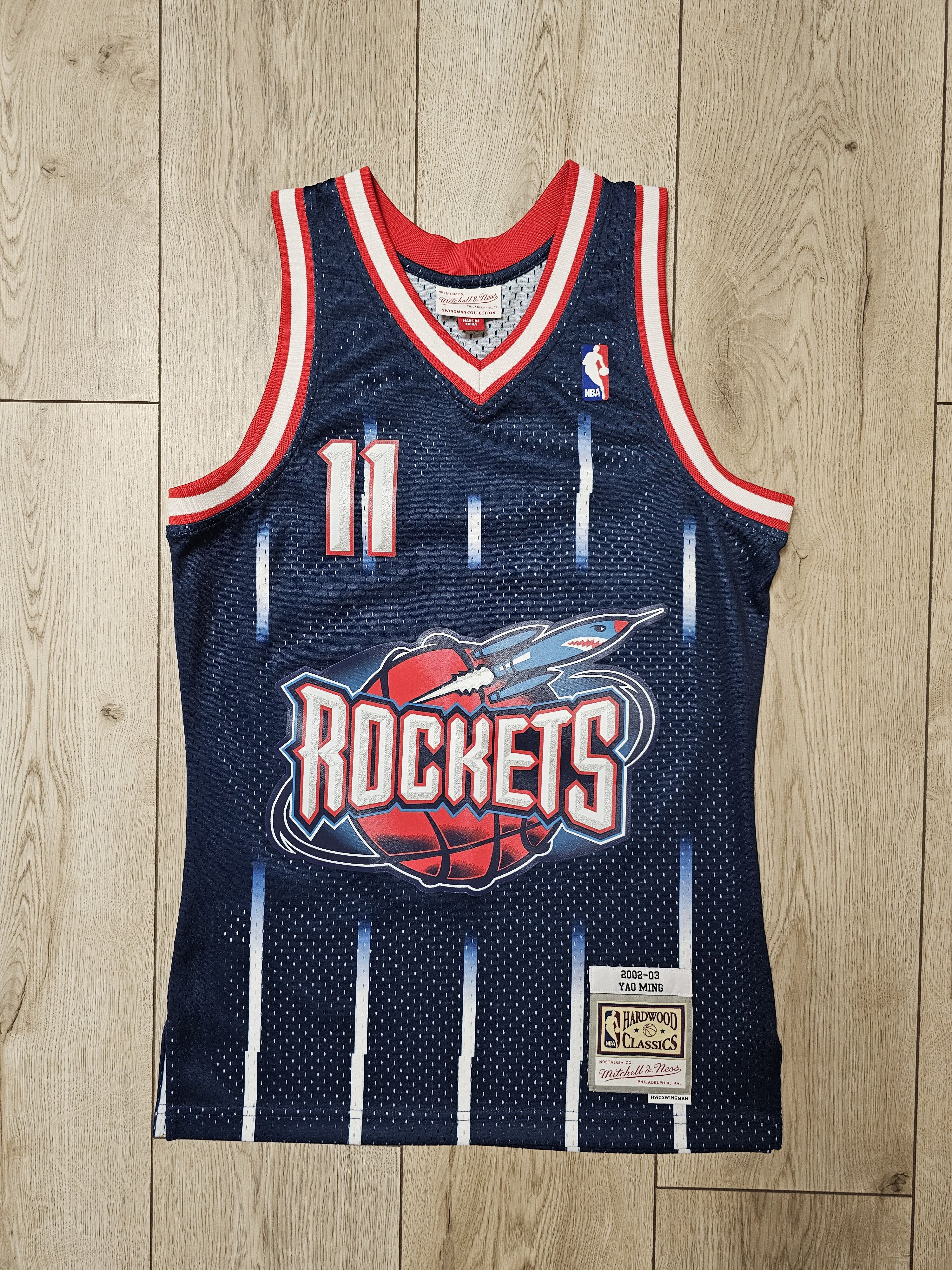 Mitchell & Ness × NBA × Vintage HOUSTON ROCKETS JERSEY YAO MING 2002 JERSEY BASKETBALL SHIRT Size US S / EU 44-46 / 1 - 1 Thumbnail