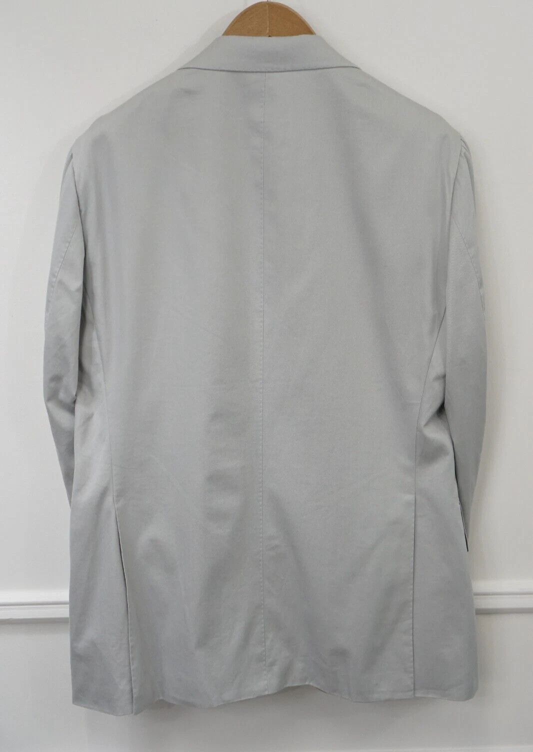 Suitsupply Men Suitsupply Blazer La Spalla Cotton & Cashmere Grey US44 Size 44R - 2 Thumbnail