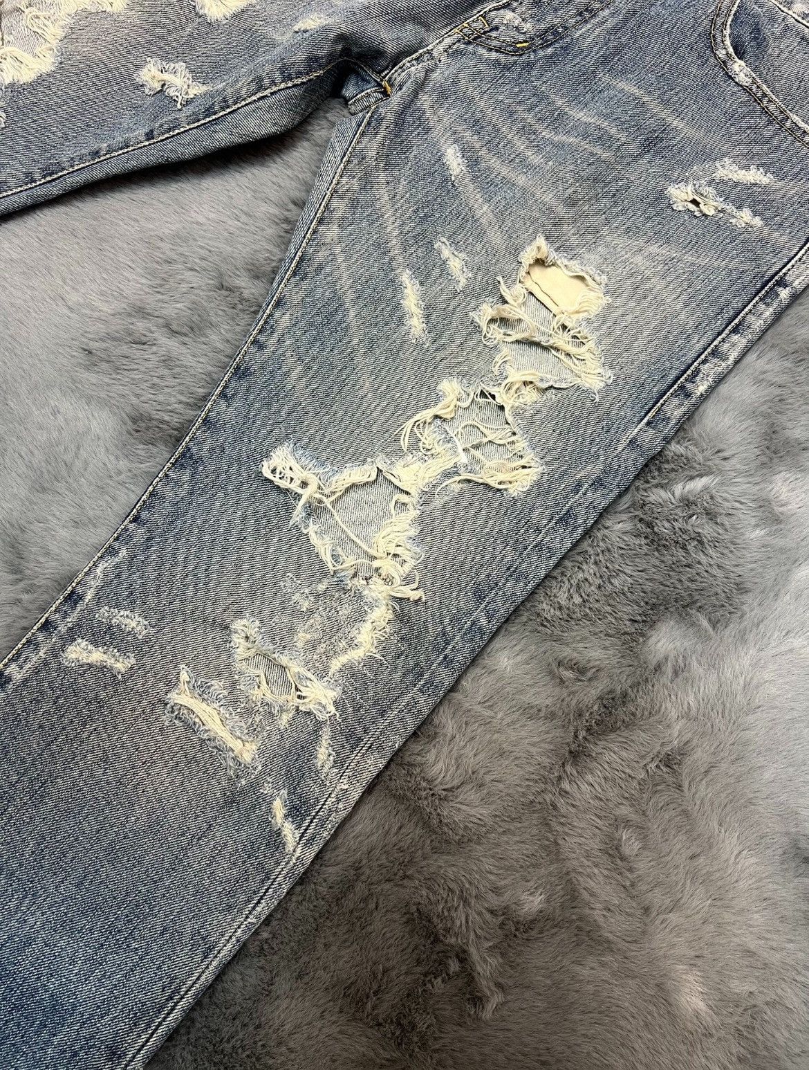 Hedi Slimane × Saint Laurent Paris 13FW D02 Little Crash Jeans sz31 & 28 Size US 31 - 3 Thumbnail