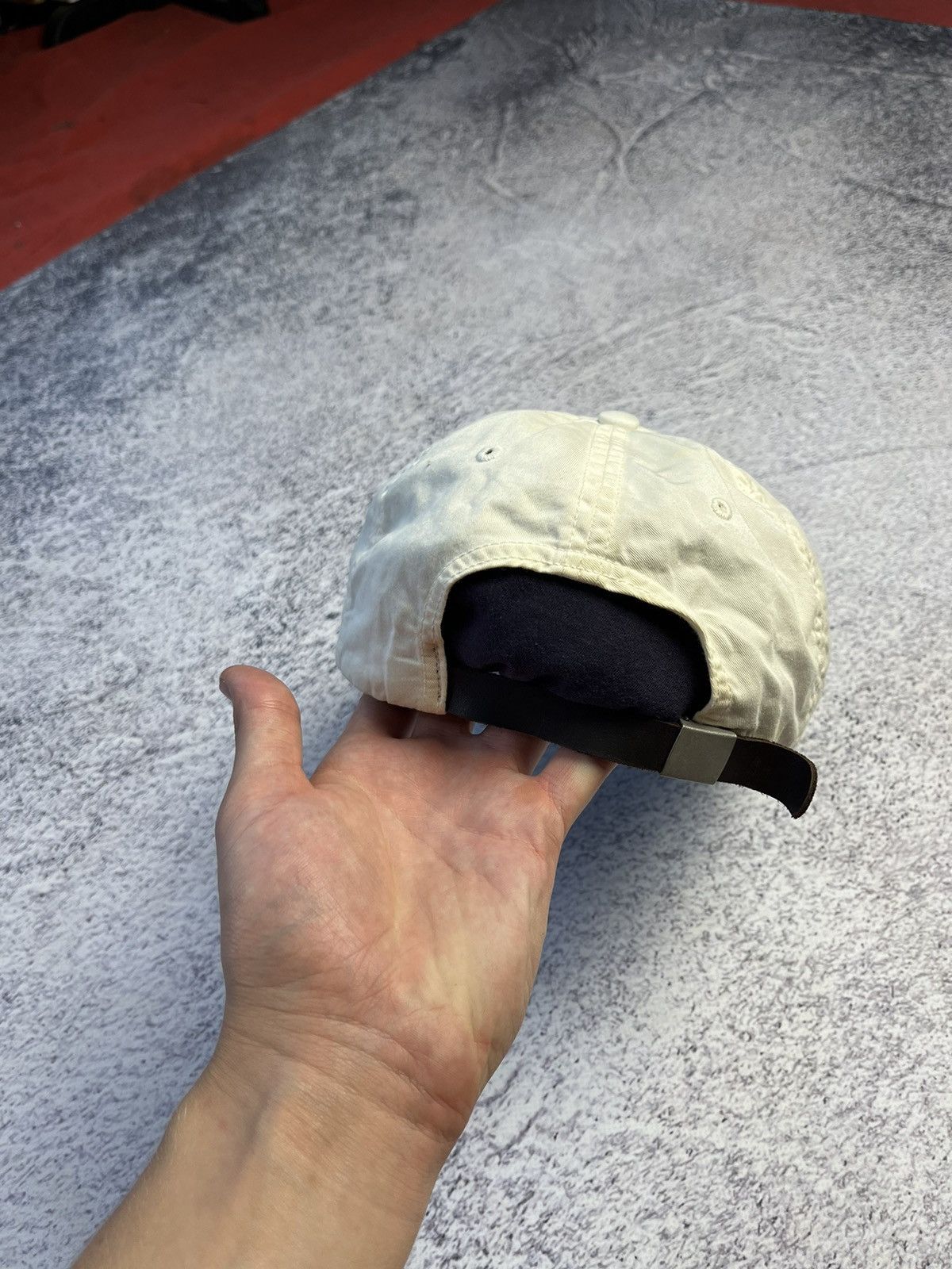 Adsum Vintage Adsum White Cotton Lux Cap Size ONE SIZE - 4 Thumbnail