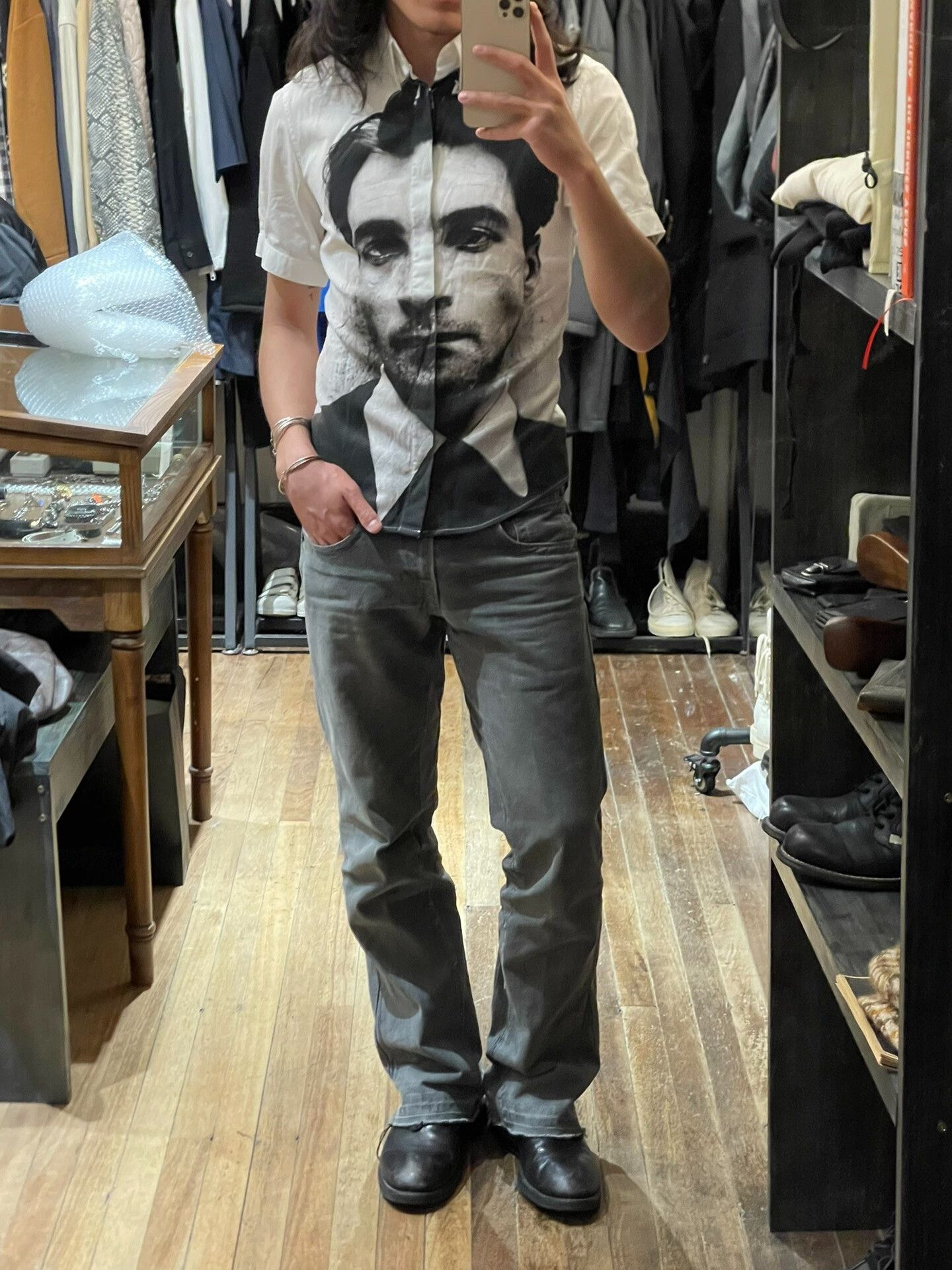 Alexander McQueen Alexander McQueen Black and White Shirt Size US S / EU 44-46 / 1 - 1 Thumbnail