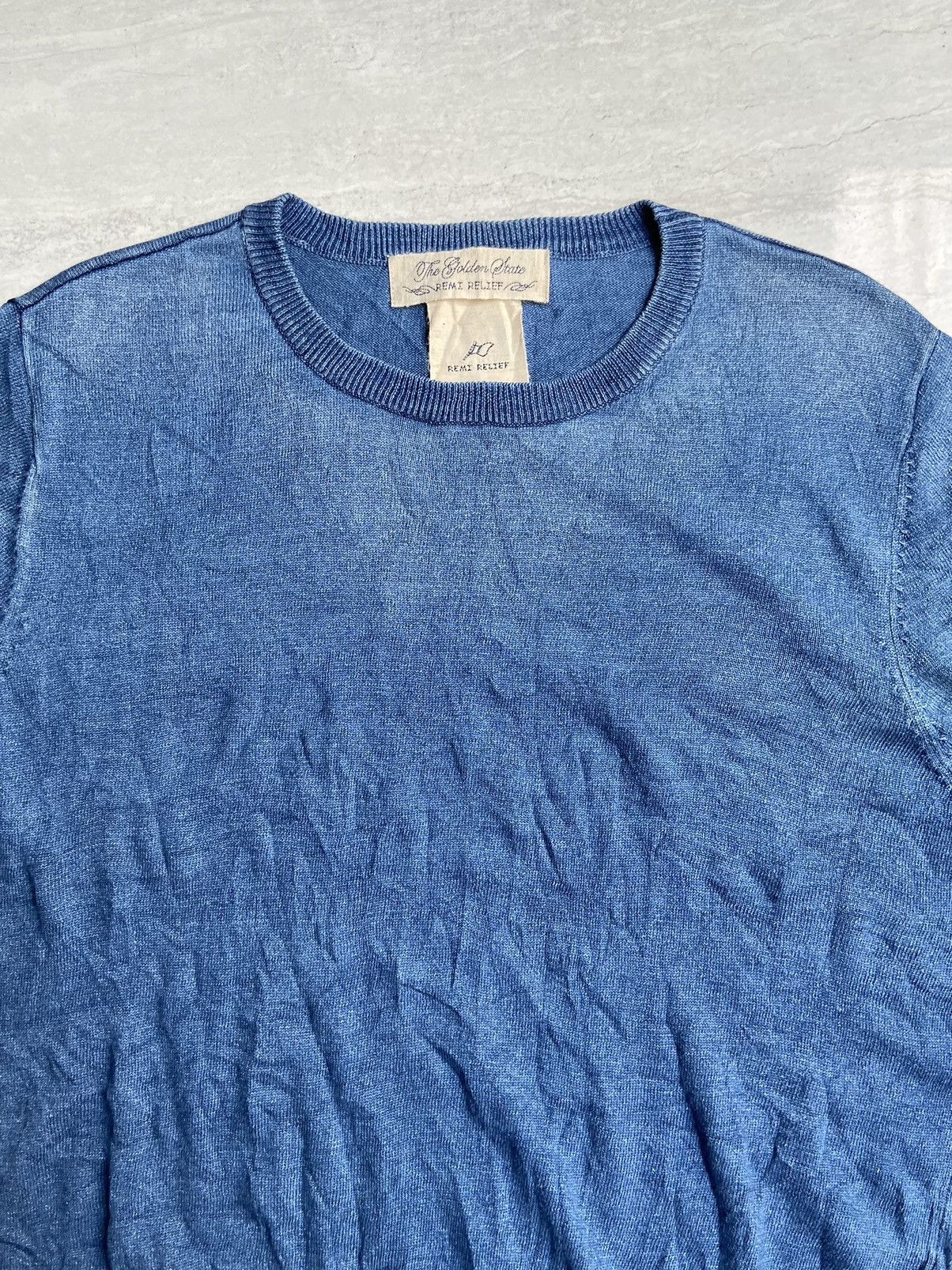 Japanese Brand × Remi Relief REMI RELIEF Blue T-shirt Size US S / EU 44-46 / 1 - 8 Thumbnail