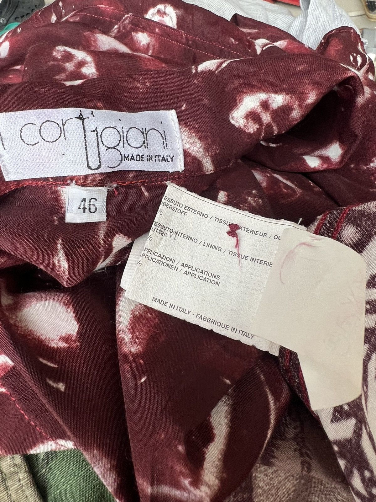 Cortigiani Cortigiani Made in Italy Egypt Rayon Oversized Art Shirt Size US XL / EU 56 / 4 - 23 Thumbnail