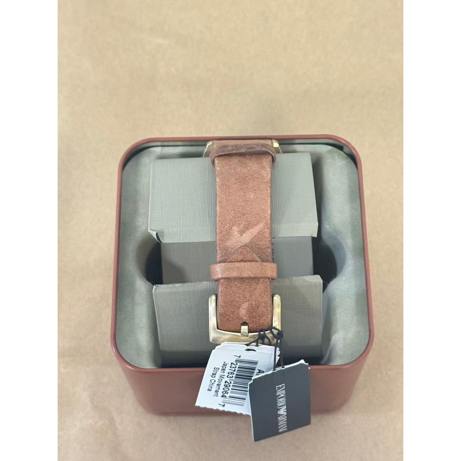 Emporio Armani Emporio Armani Nicola AR11331 Men's Watch With Beige Dial Size 40 - 2 Thumbnail