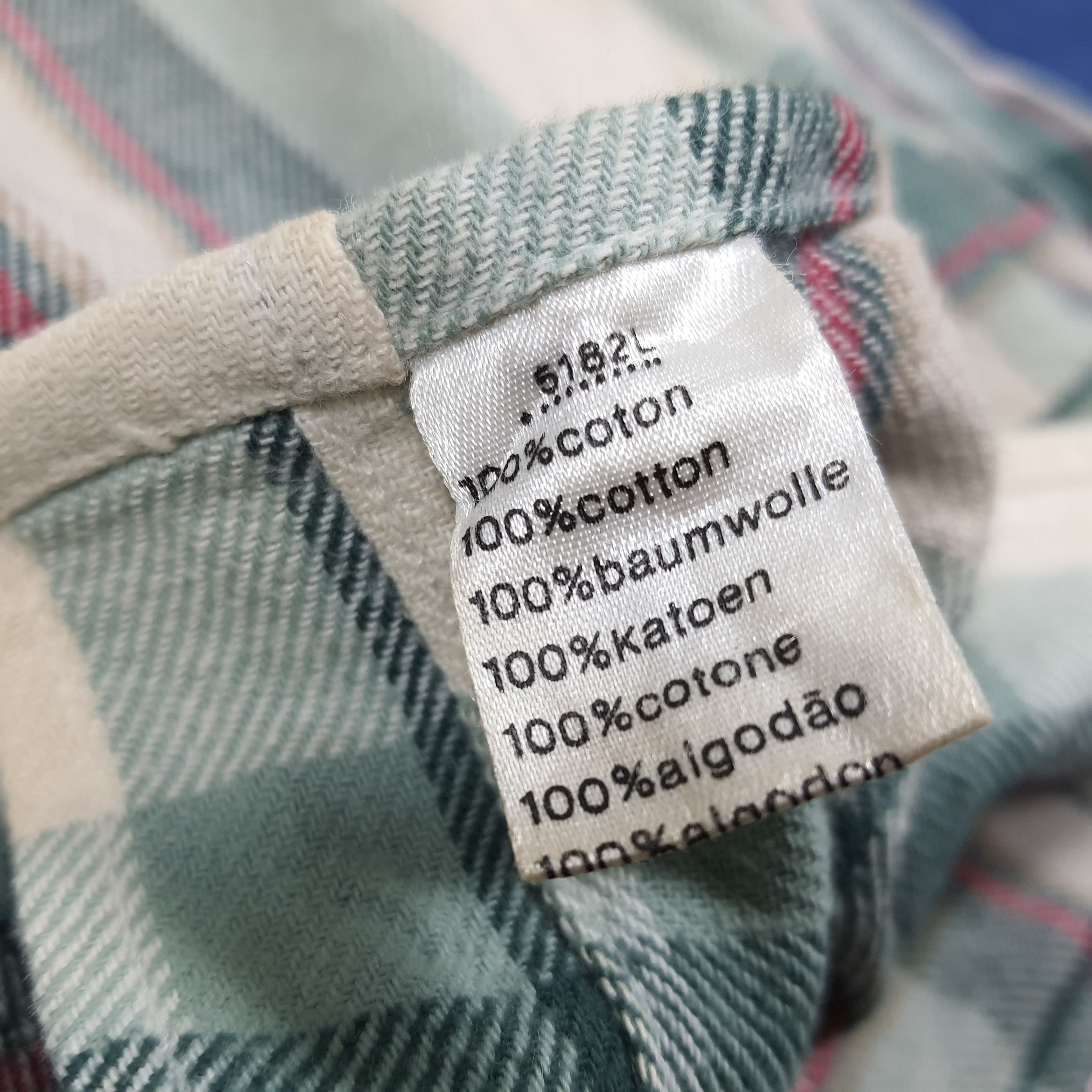 Lacoste Vintage Chemise Lacoste Flannel Button Up Shirt C285N71 Size US XL / EU 56 / 4 - 7 Thumbnail