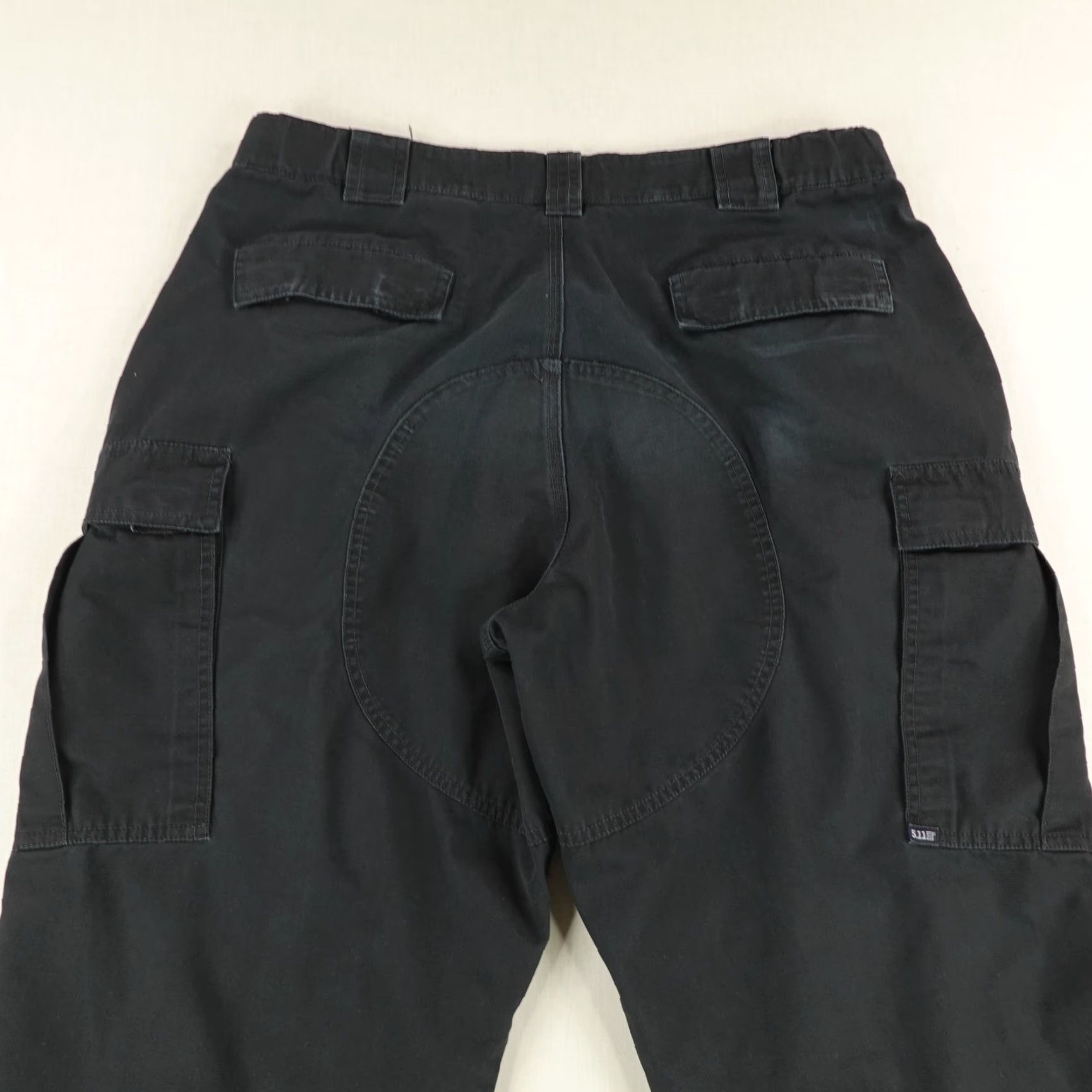 Vintage 5.11 Tactical Pants Mens XL Black Taclite TDU Cargo Ripstop Utility Workwear ^ Size US 31 - 6 Thumbnail