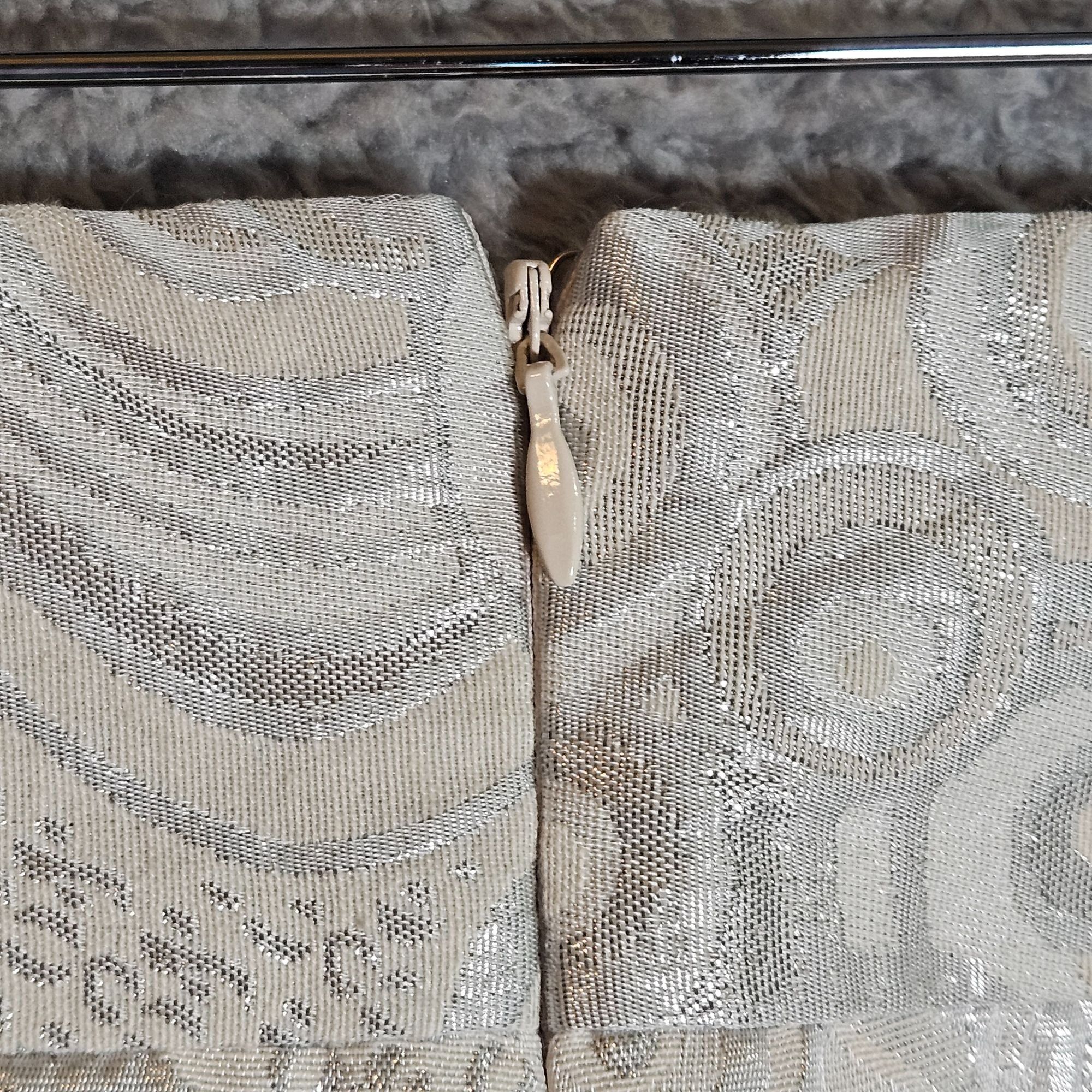 Banana Republic VTG Banana Republic Metallic 12 Mini Skirt Brocade Art core Size 34" / US 12 / IT 48 - 8 Thumbnail