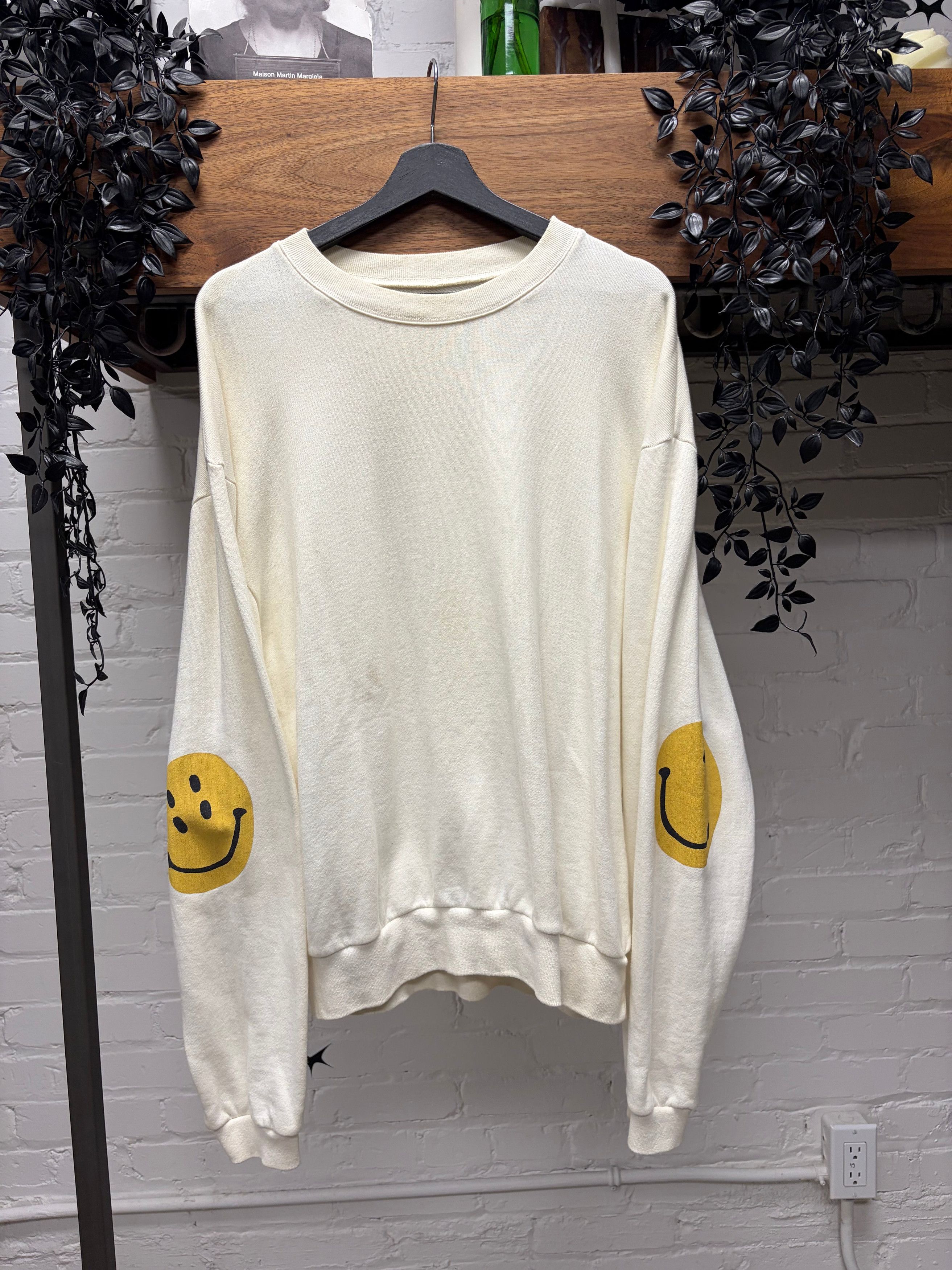 Kapital Smiley Patch Sweater | Grailed
