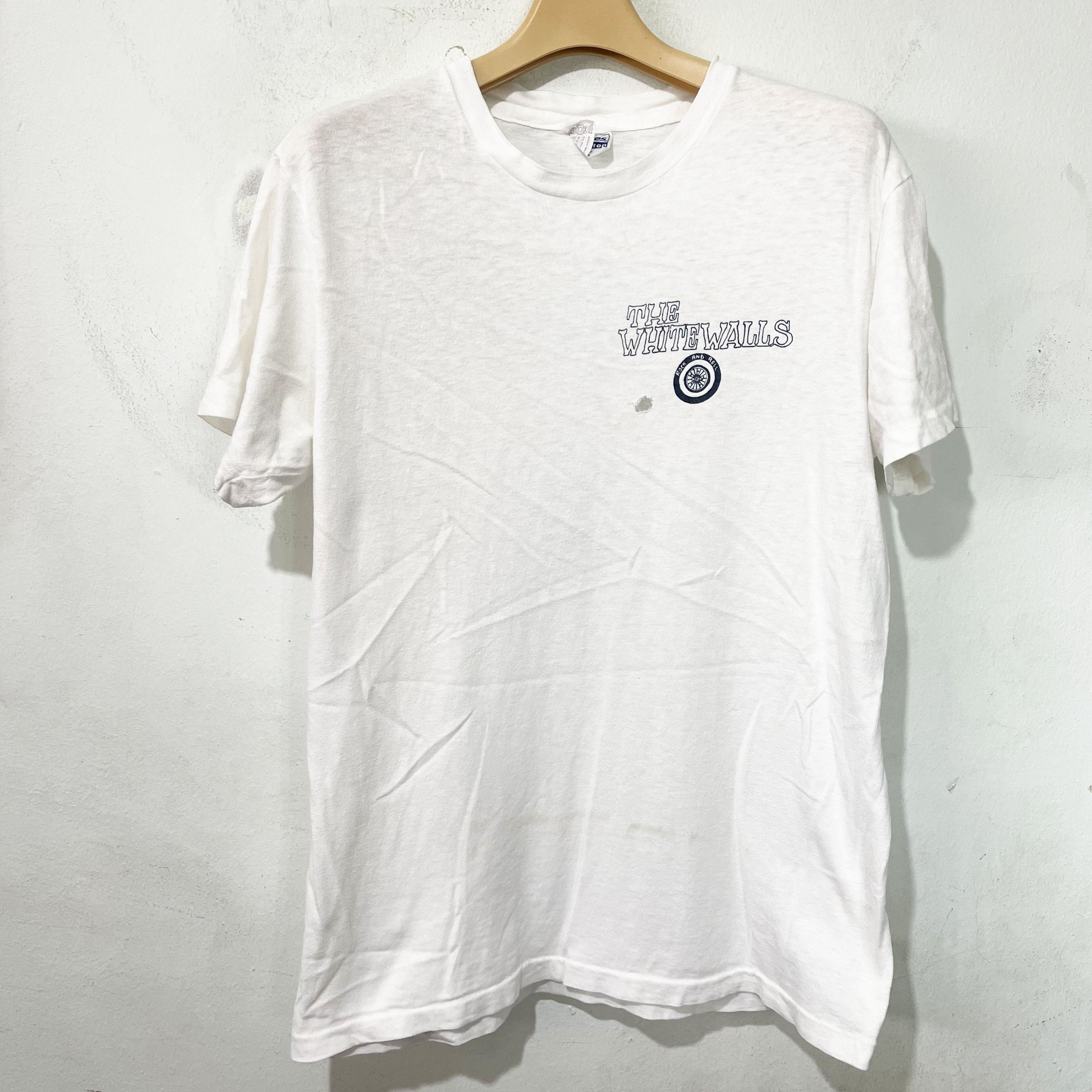 Vintage Vintage 1984 The Whitewalls T-Shirt Size US S / EU 44-46 / 1 - 1 Thumbnail