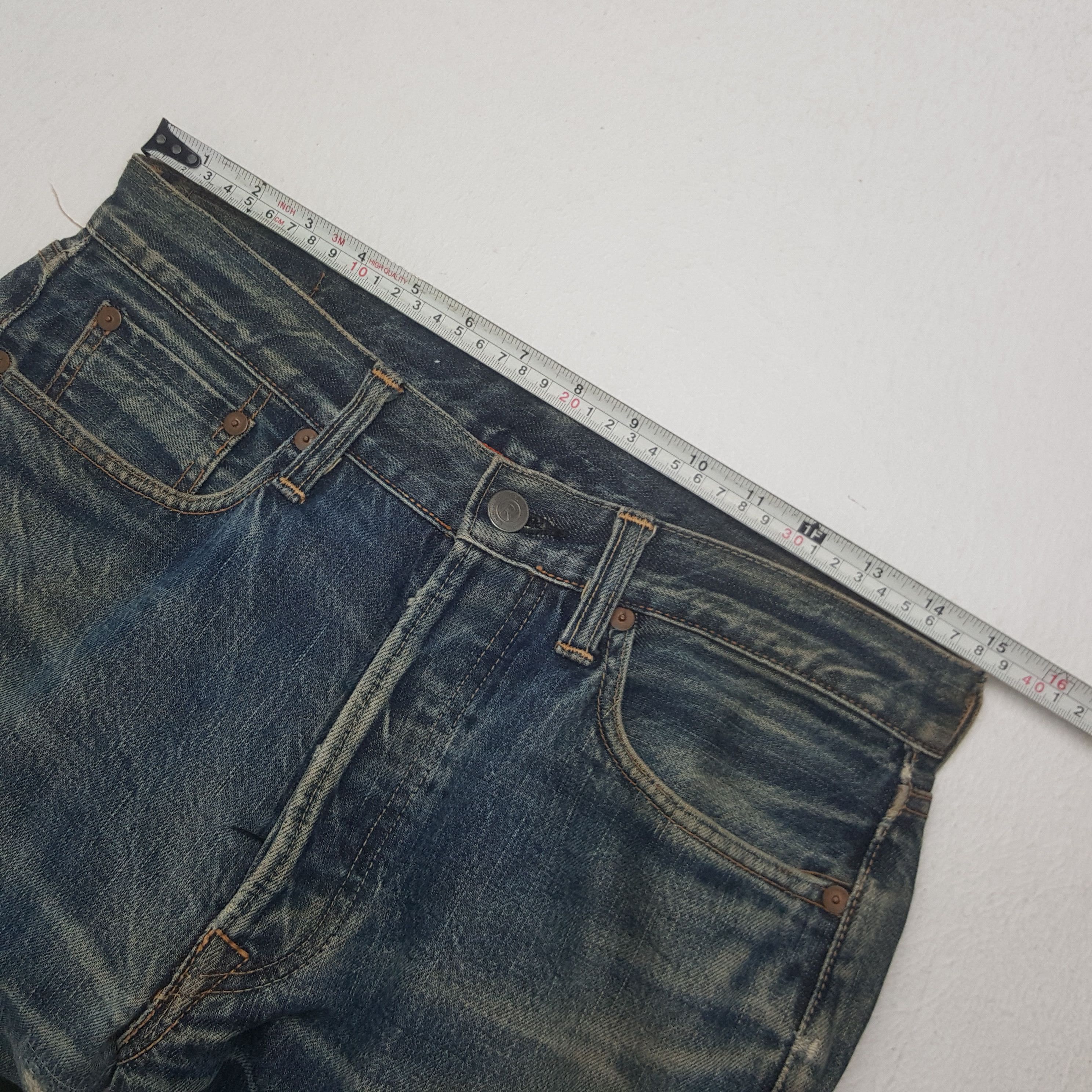 45rpm × Vintage Vintage 45rpm Selvedge Japanese Brand Denim Jeans Size US 30 / EU 46 - 9 Thumbnail