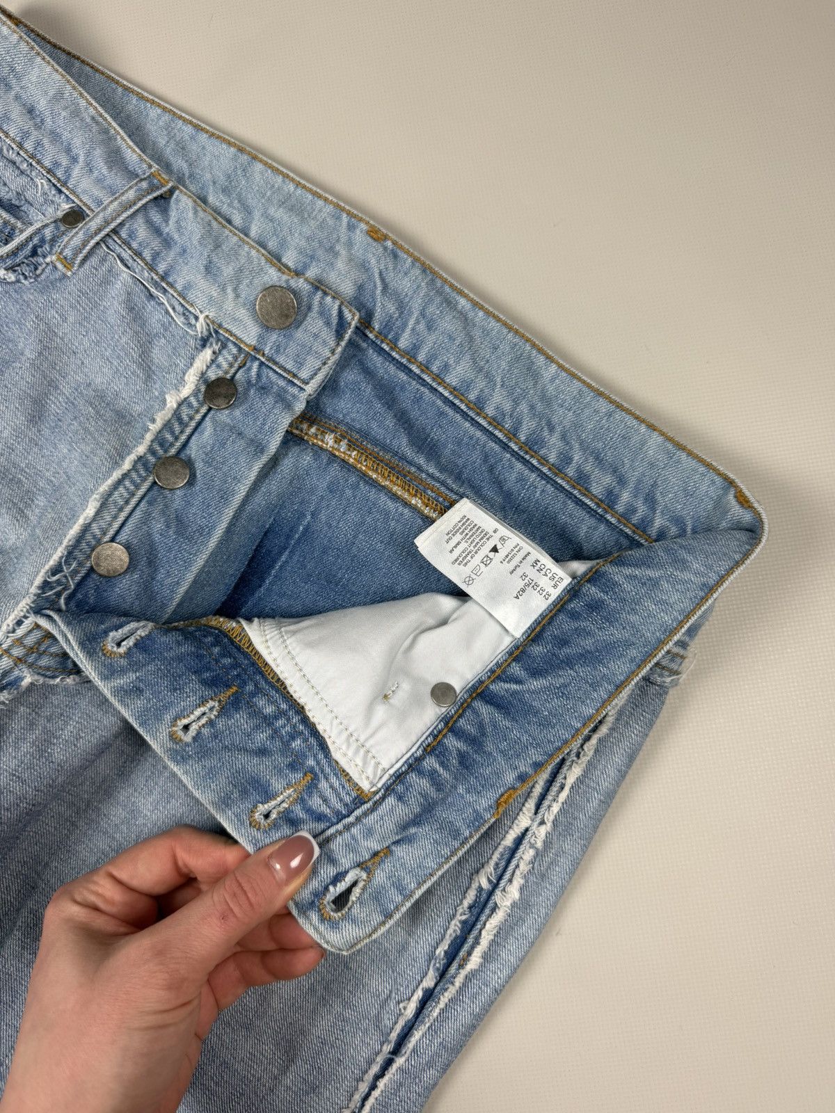H&M × Maison Margiela Maison Margiela H&M Men’s Reverse Denim Inside-Out Jeans Size US 32 / EU 48 - 11 Thumbnail