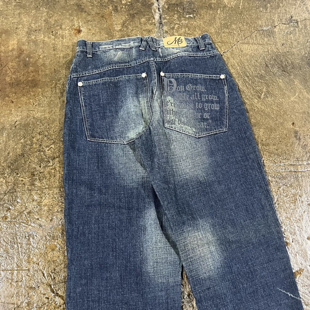 JNCO × Makaveli × Vintage Vintage Makaveli 90s Y2K Baggy Jeans Hip-Hop Skater Wide Leg Size US 36 / EU 52 - 6 Thumbnail