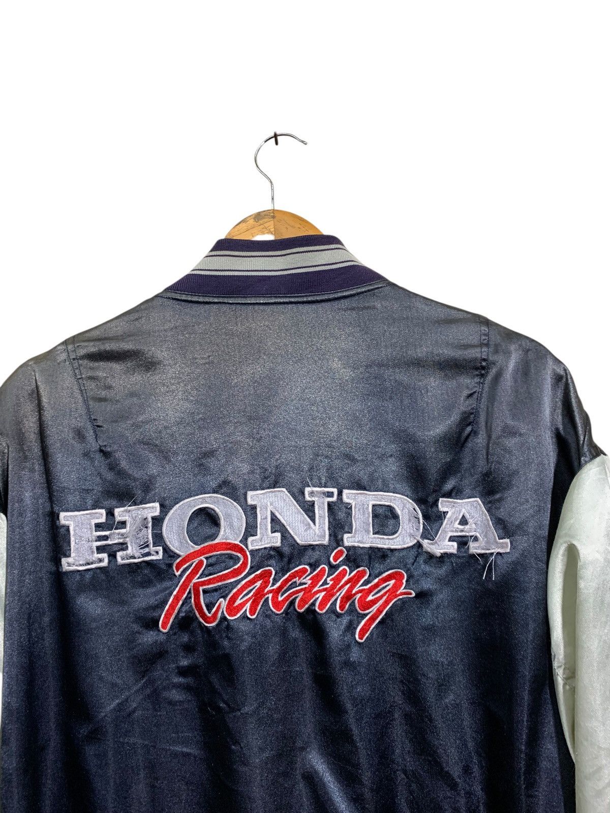 Honda 🔥VTG HONDA RACING RAYON SUKAJAN JACKETS Size US L / EU 52-54 / 3 - 8 Thumbnail